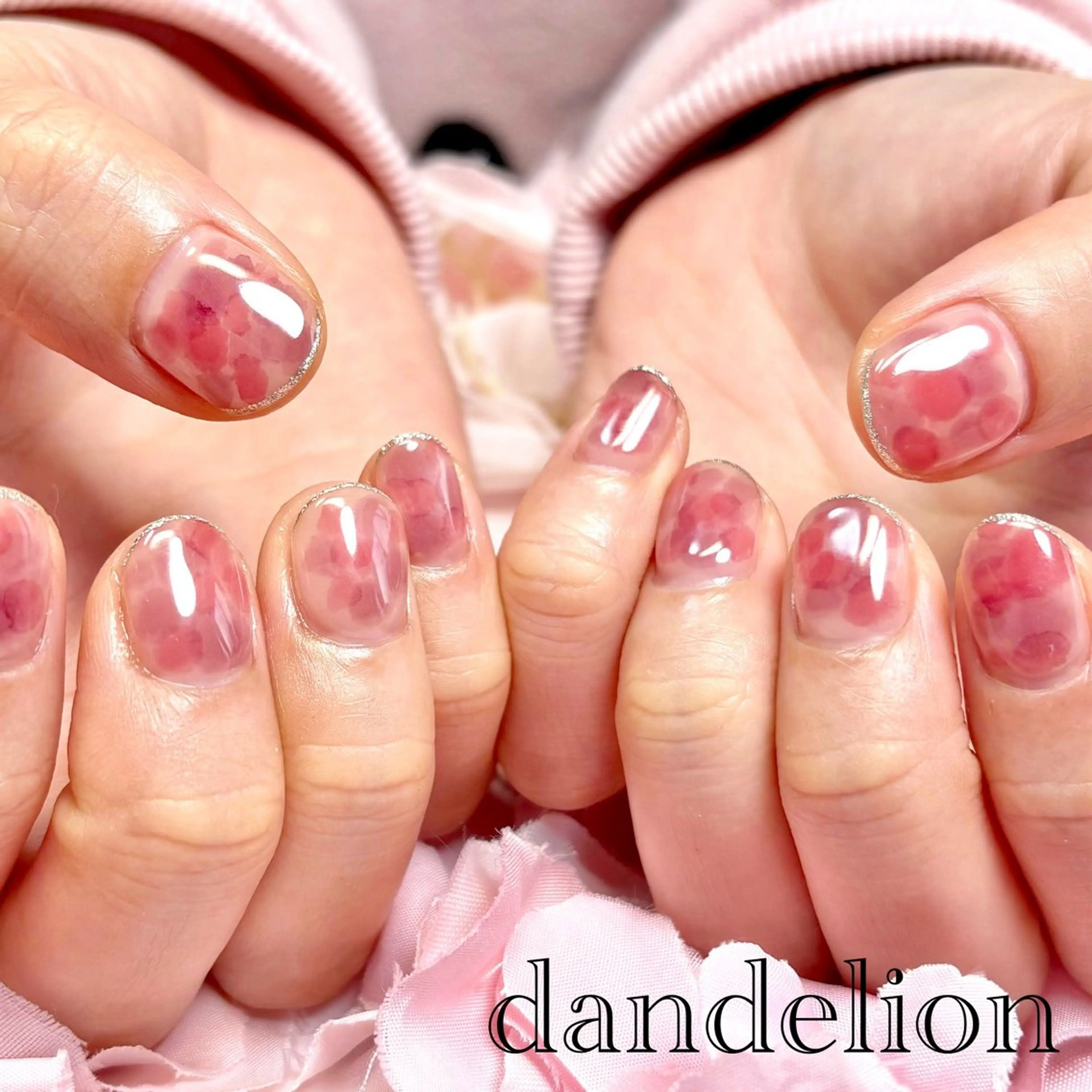 ネイル ハンドネイル ハンドケア dandelion ダンデライオンのネイルデザイン