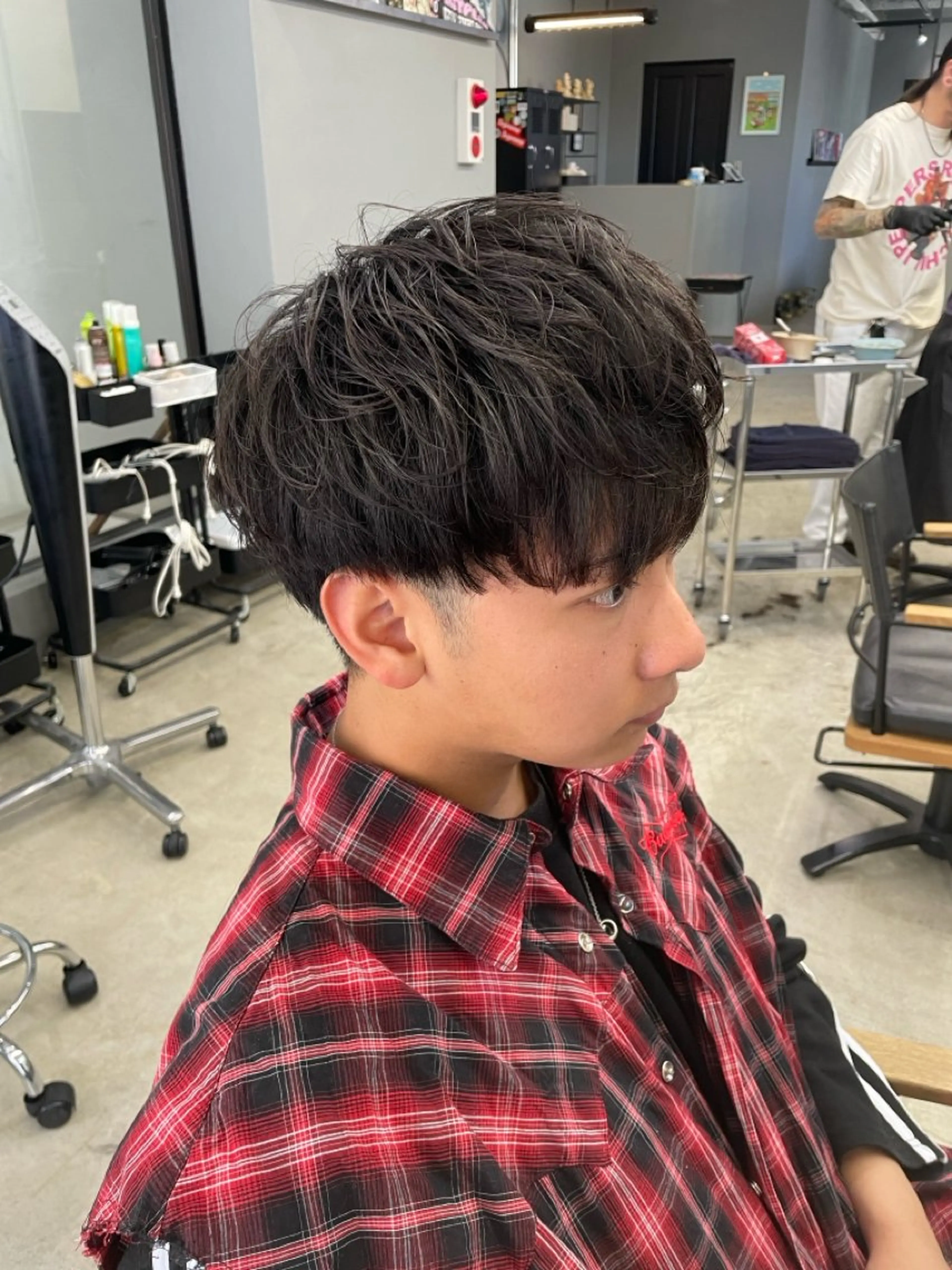 ショート メンズ カット ヘッドスパ メンズ専門サロン wokeのヘアスタイル