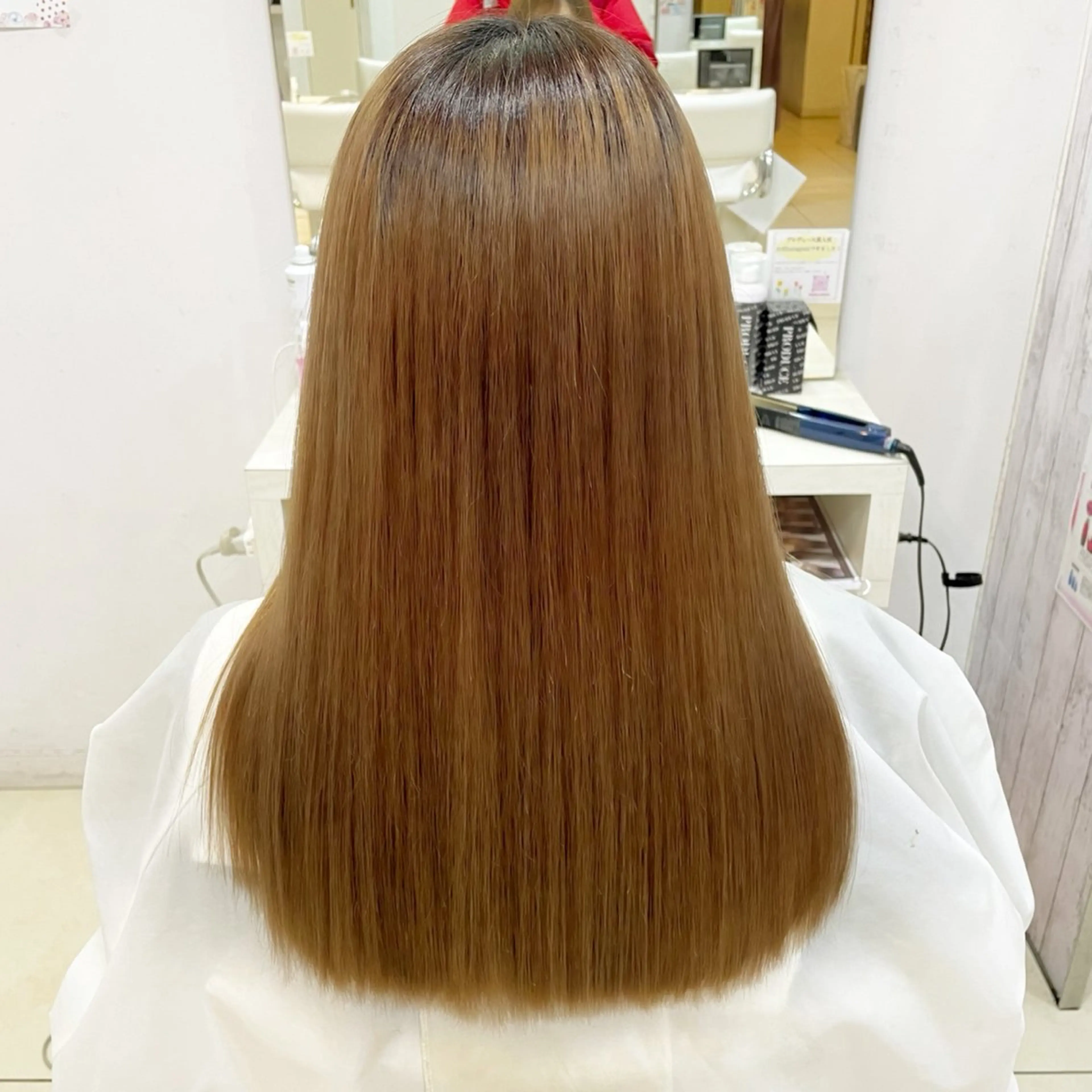 ロング カット 縮毛矯正 トリートメント 艶髪の神様 瀧田嵐士🇰🇷のヘアスタイル