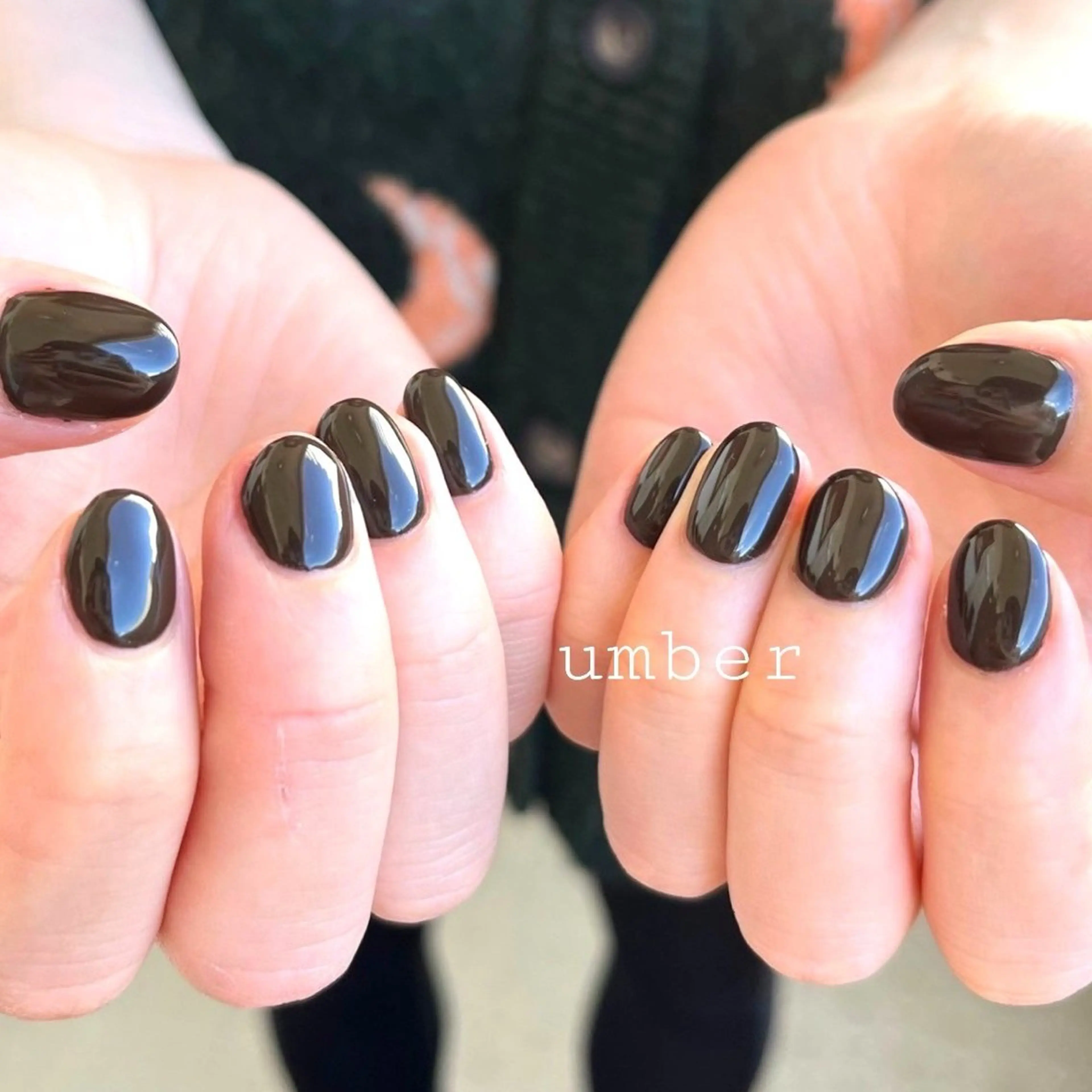 ネイル ハンドネイル umber 三茶1分のネイルデザイン