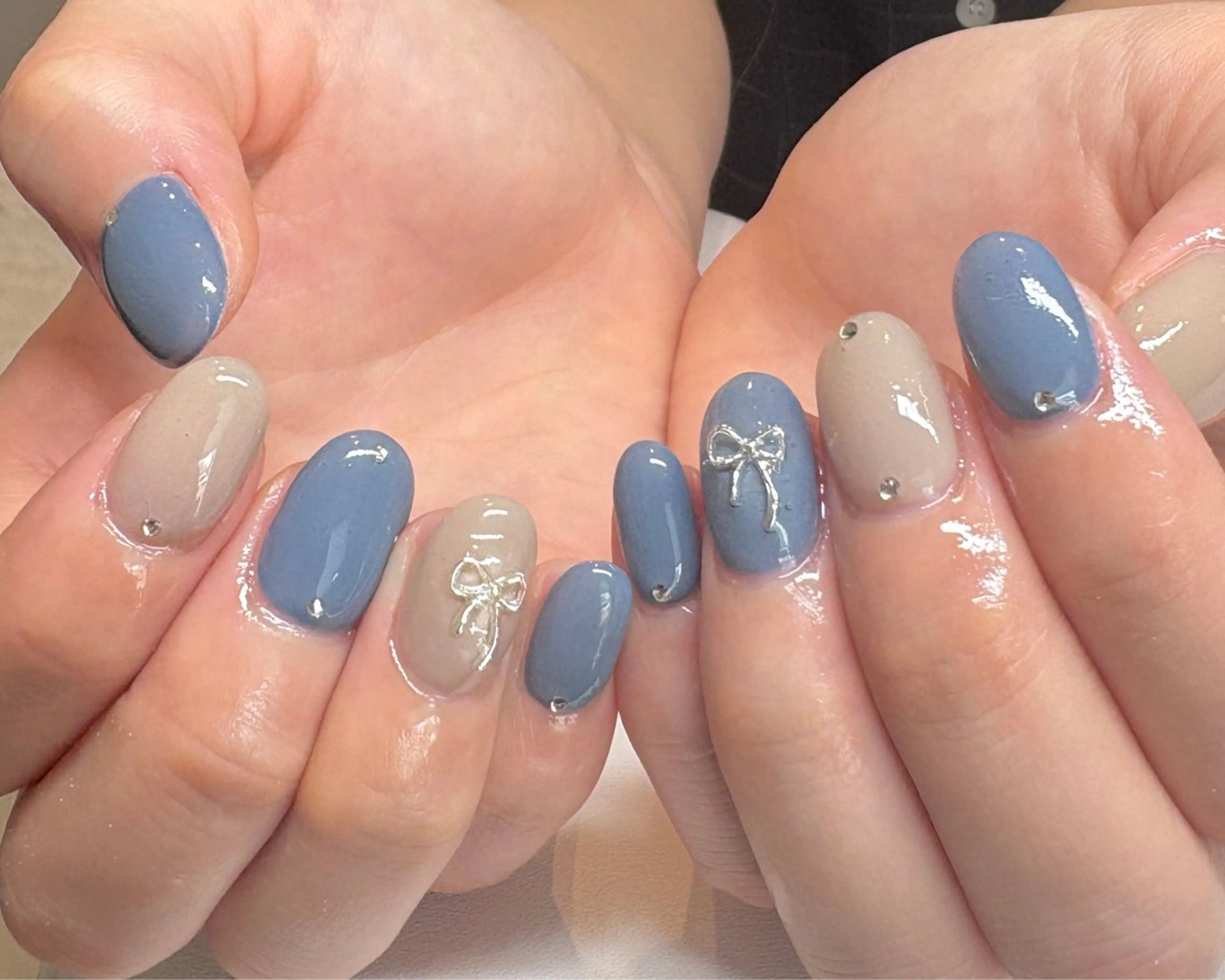 ネイル 長さ出し 持ち込み 春ネイル ハンドネイル N.style所属・Ｎ. styleのネイルデザイン