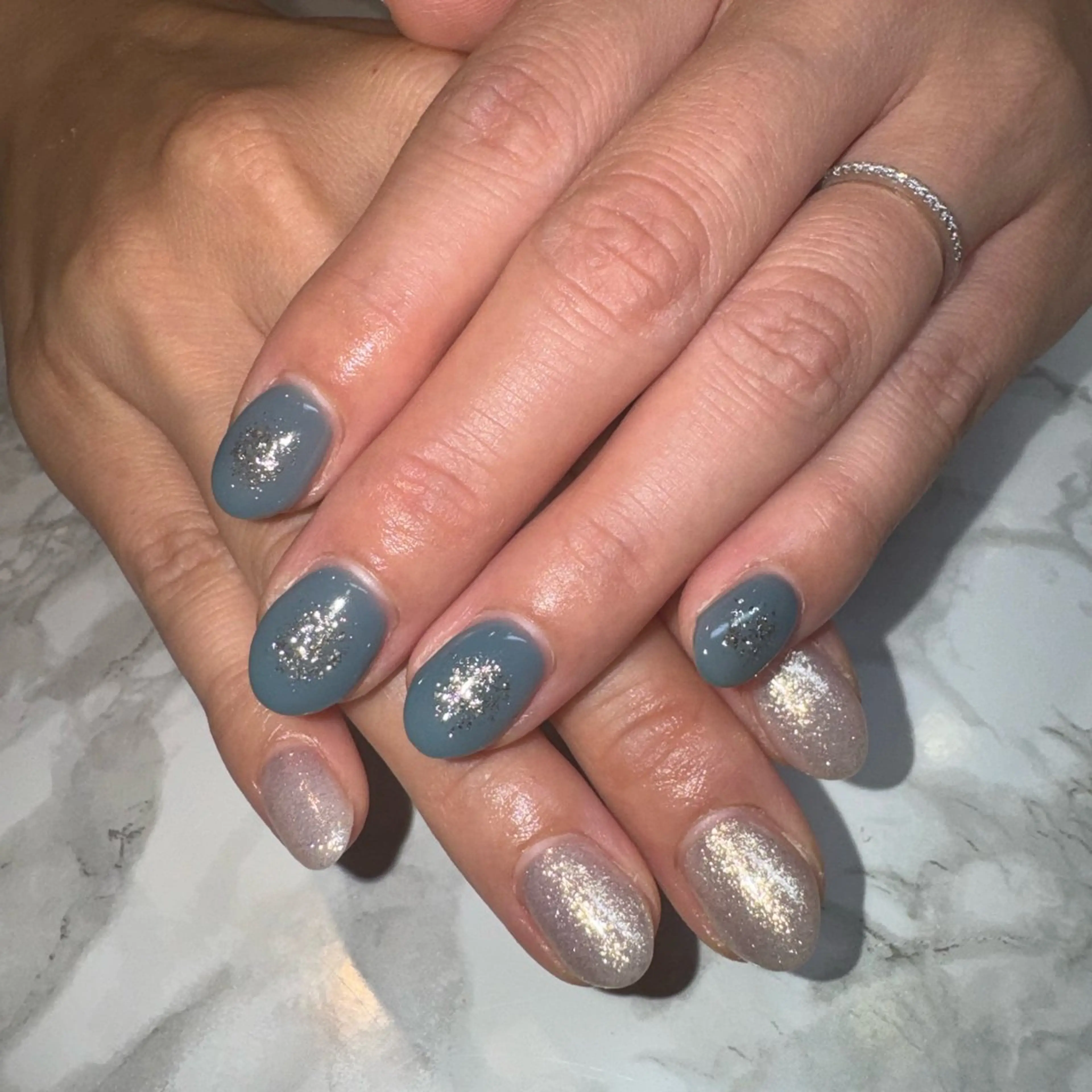 ネイル EARTH守谷店所属・🩶EARTH守谷店 YURA🦋のネイルデザイン