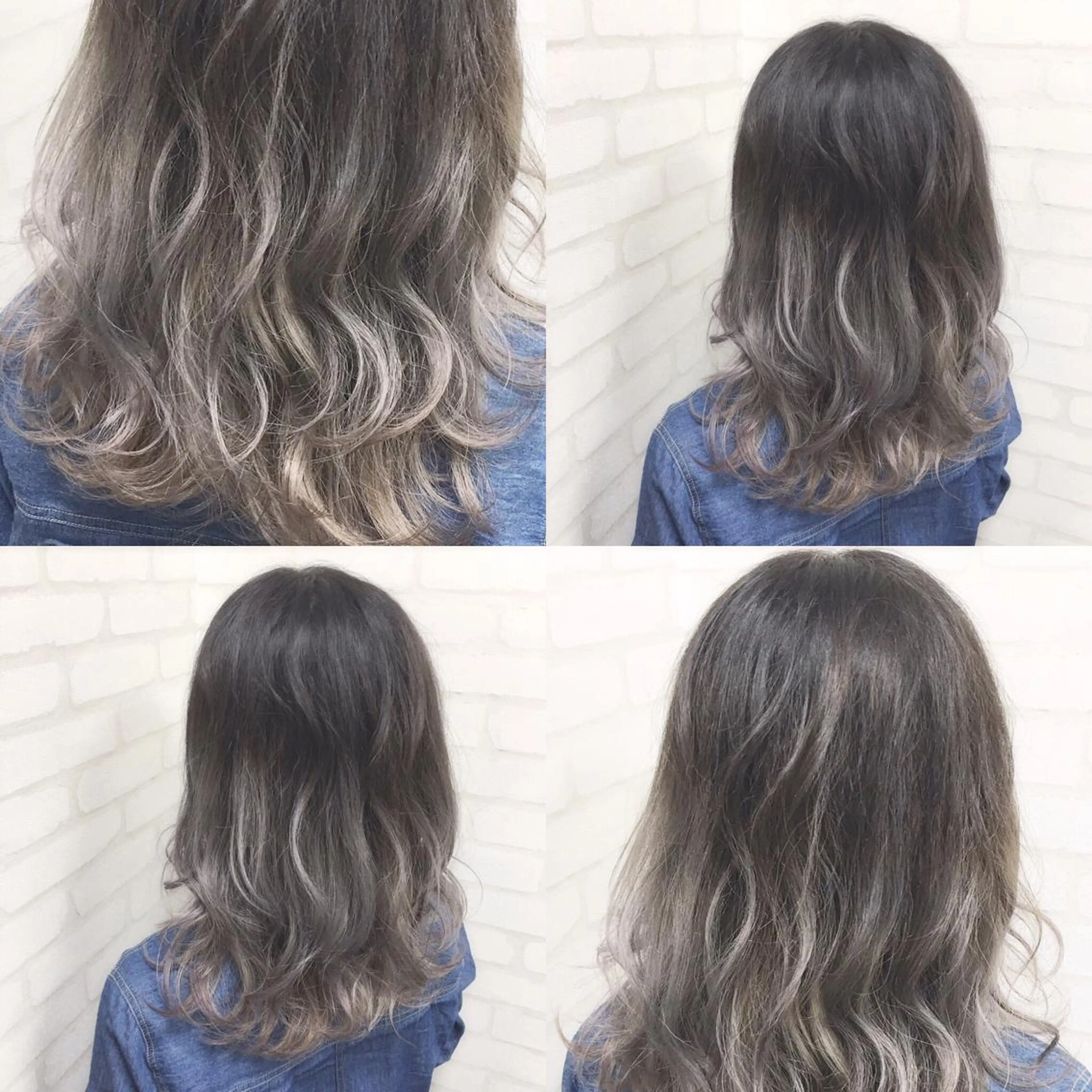 セミロング カラー エクステの神様 ▫️原島ユウヤ▫️のヘアスタイル