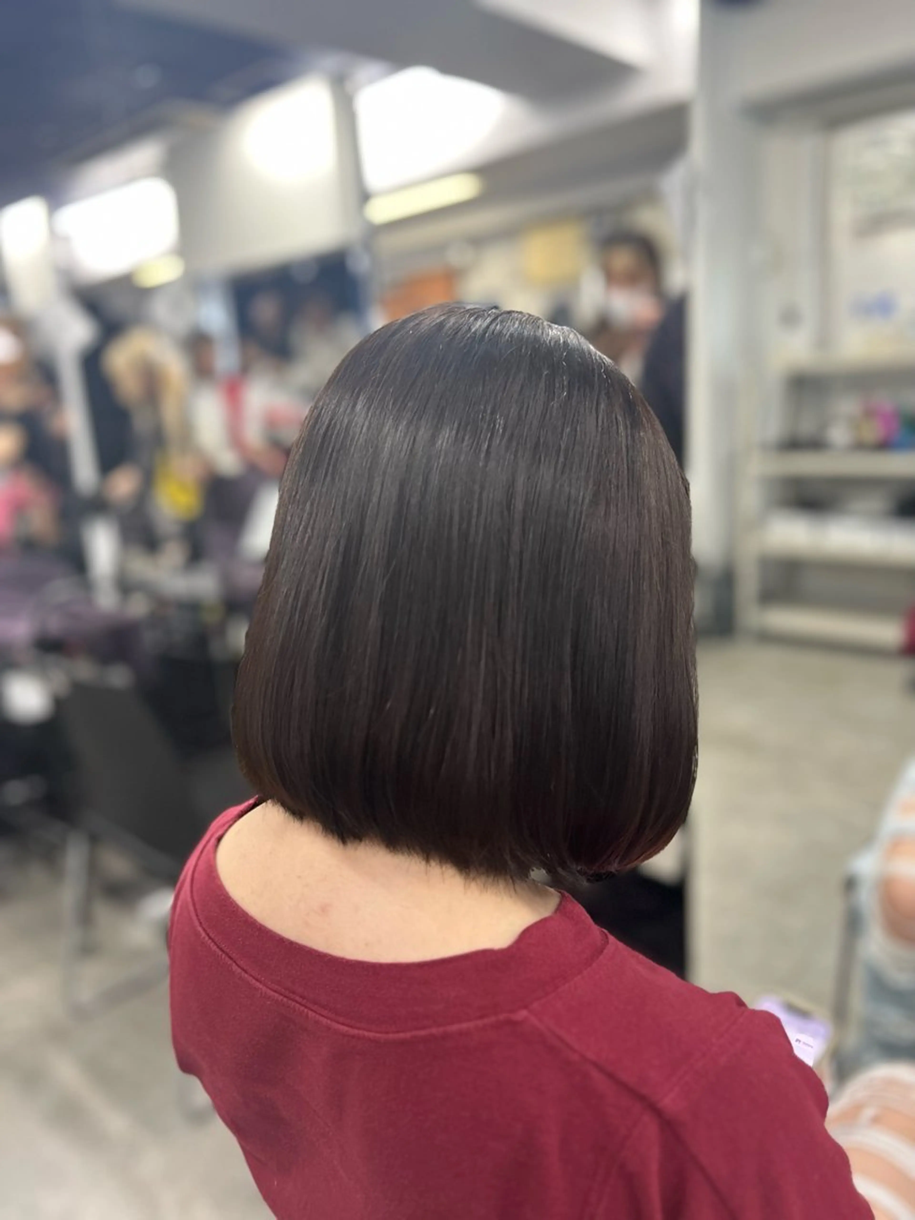 カラー ヘアカラー ベージュ／ピンク【く すみカラー】レイヤーのヘアスタイル