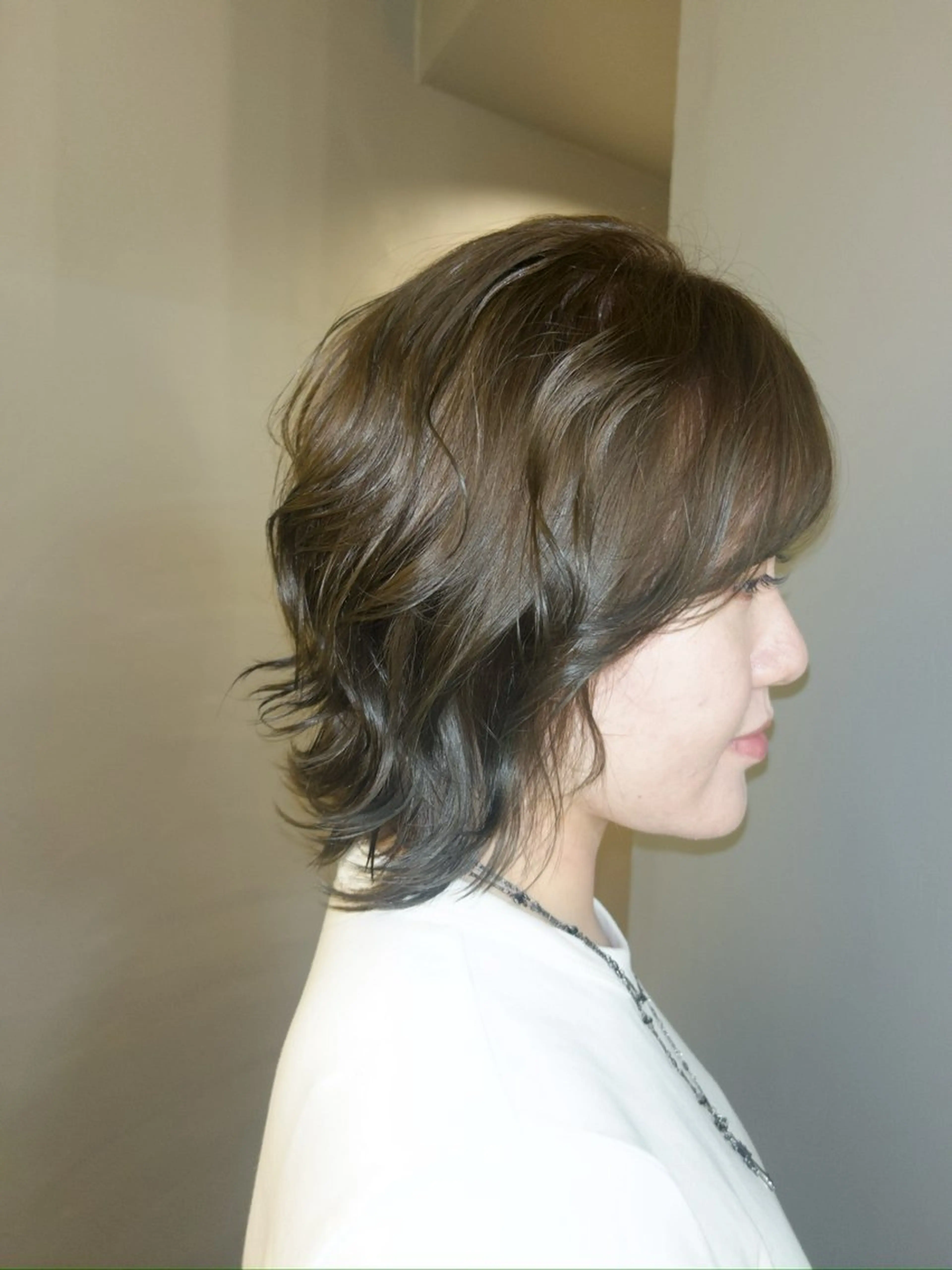 カラー ブラウンカラー オリーブブラウン ヘアカラー Yaya ヤヤ / HACO+のヘアスタイル