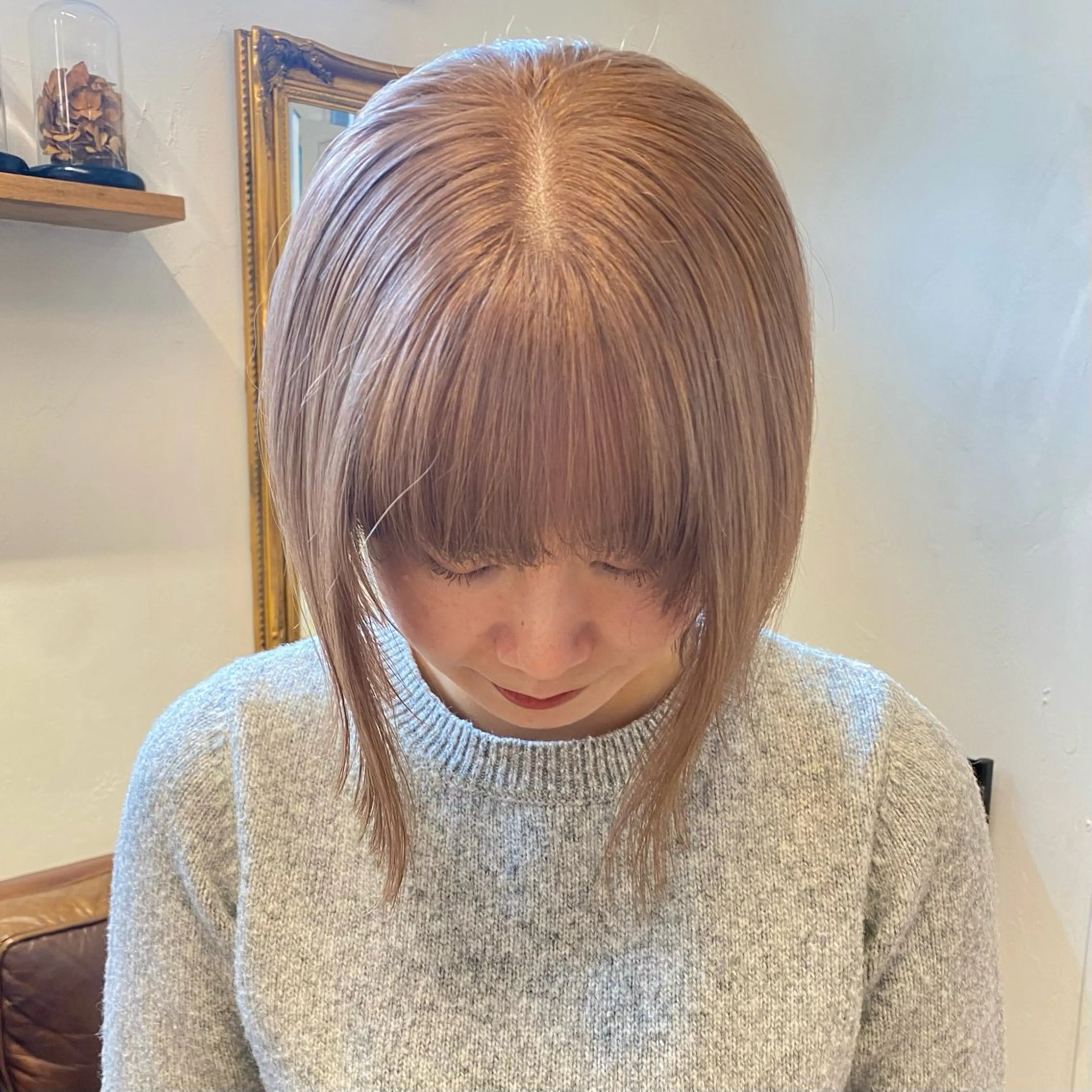 ミディアム カラー ヘアカラー トリートメント noa/ 渋谷のヘアスタイル