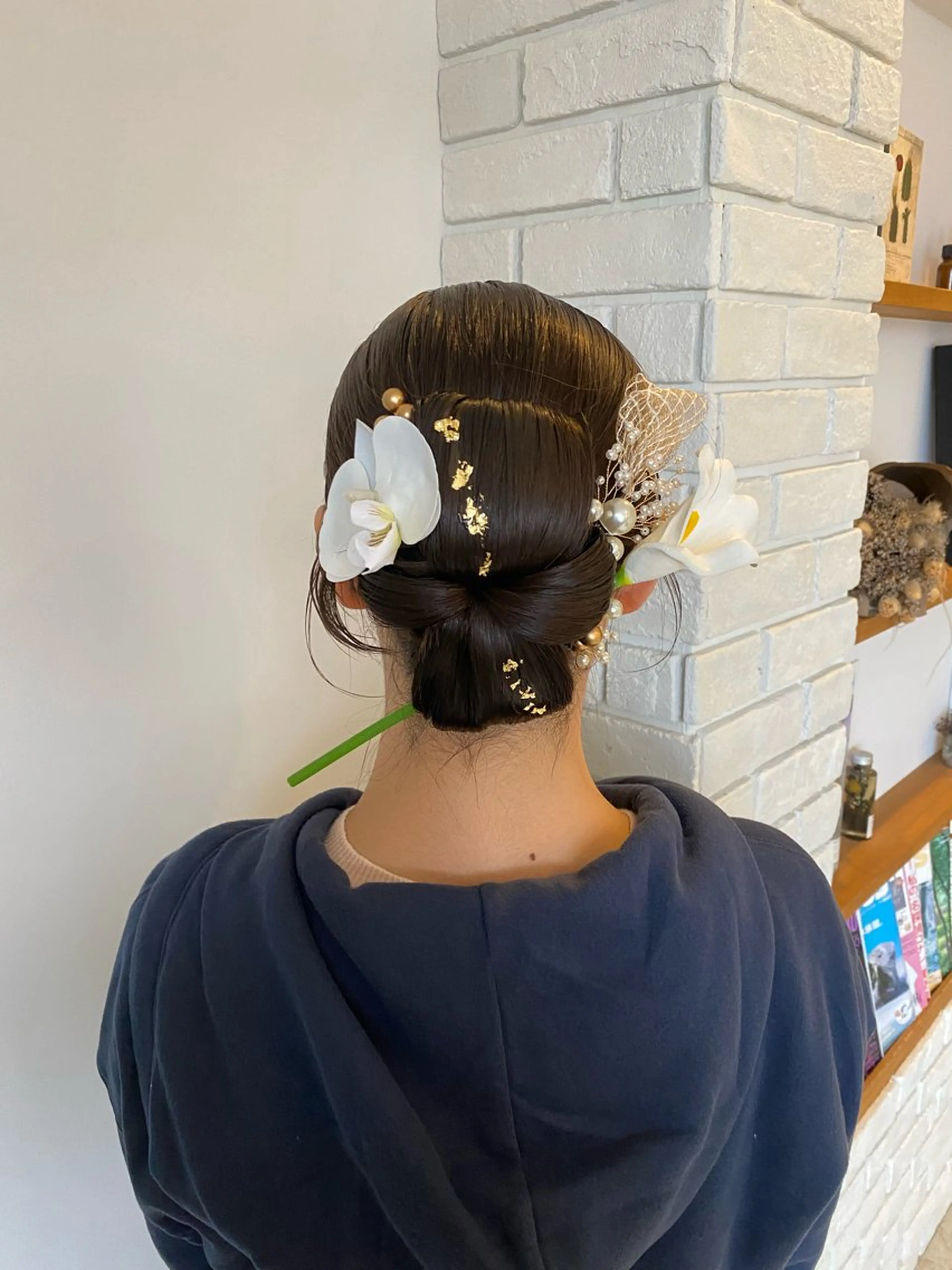 ロング ヘアアレンジ 結婚式・ブライダル 卒業式のヘアスタイル ヘアセット 関谷 のぞみのヘアスタイル