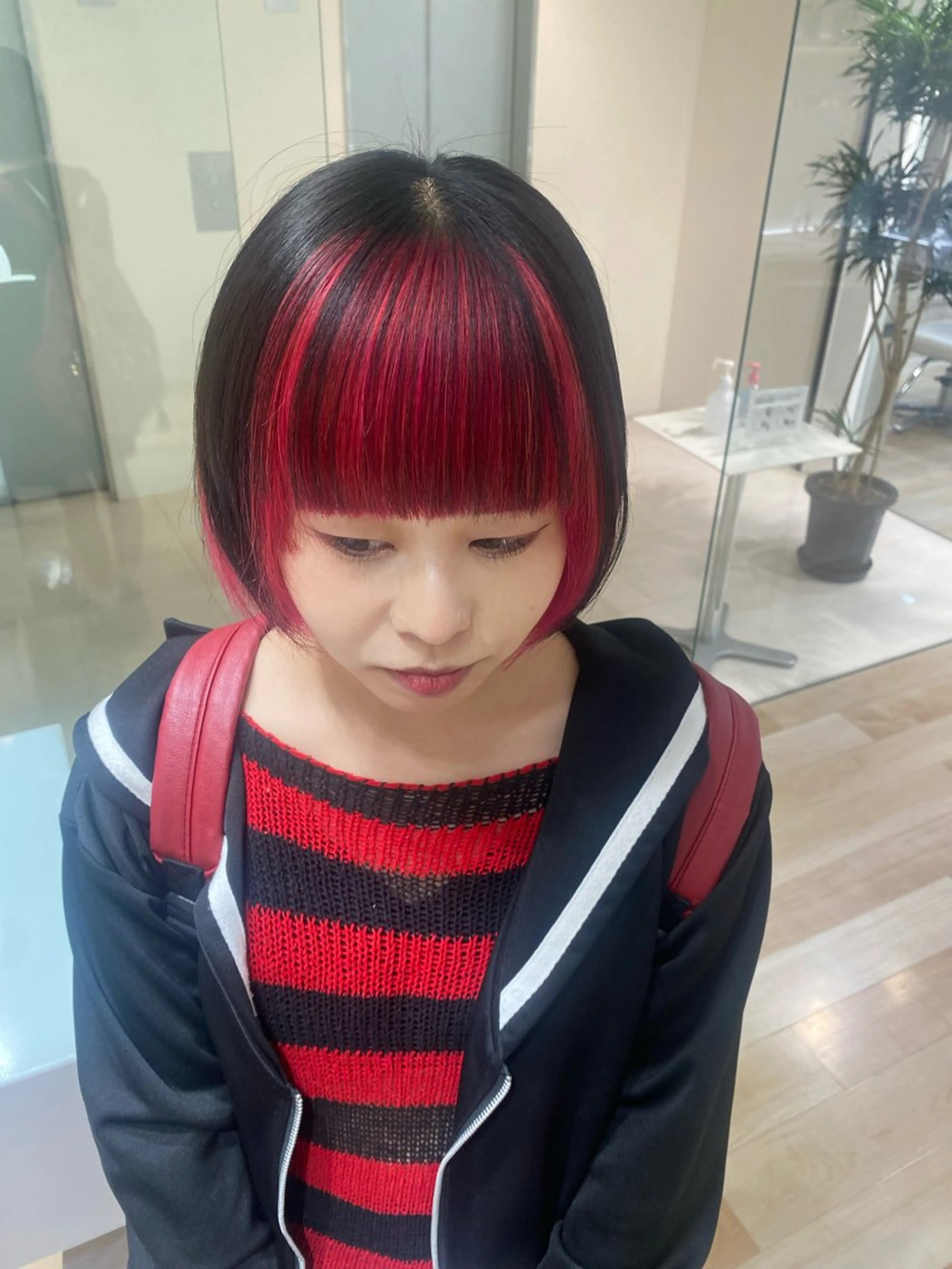 カラー カット ヘアカラー トリートメント 松永 わかなのヘアスタイル