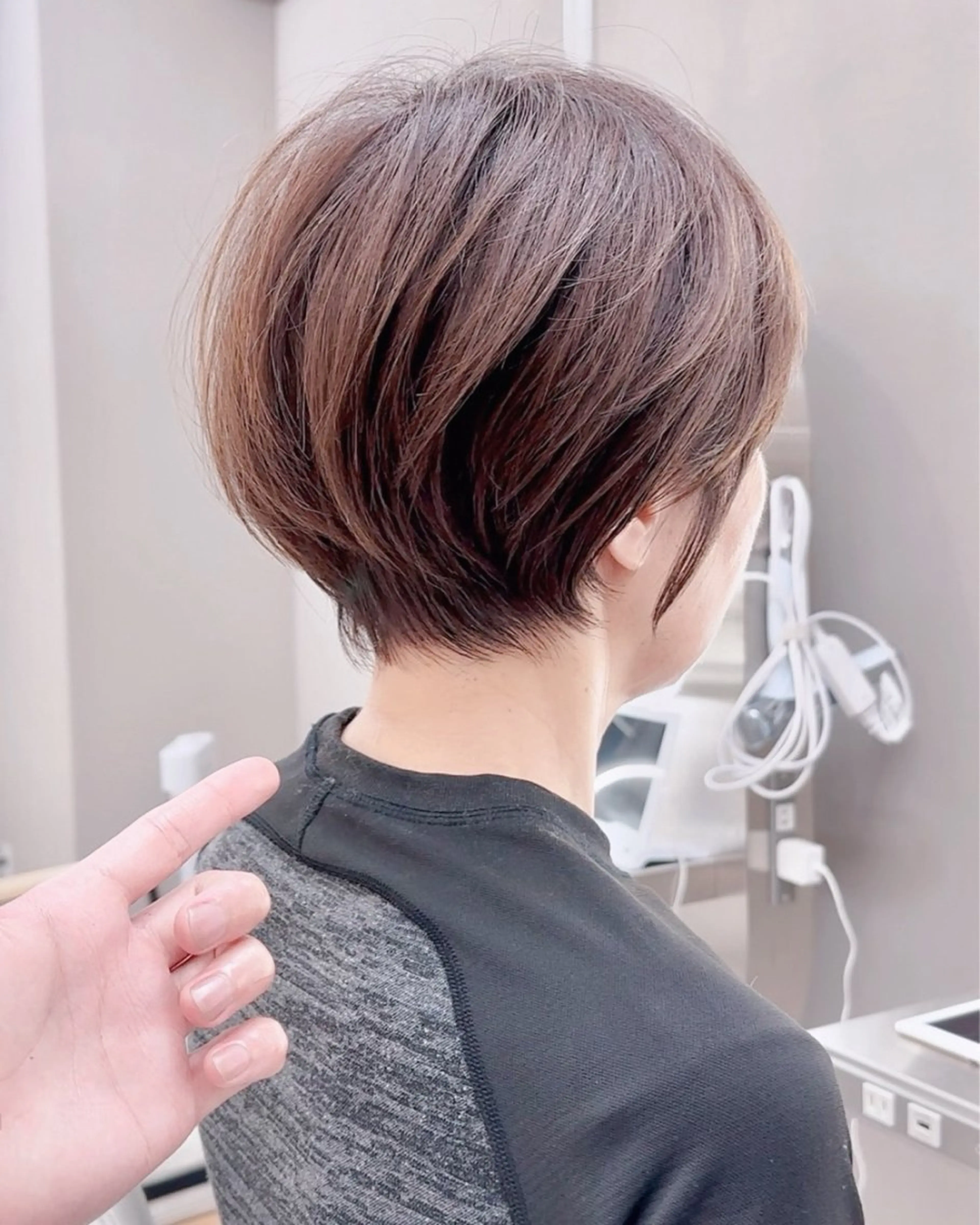 ショート カラー カット ヘアカラー i.+sapporo所属・ショート/レイヤー /札幌/小山内のヘアスタイル