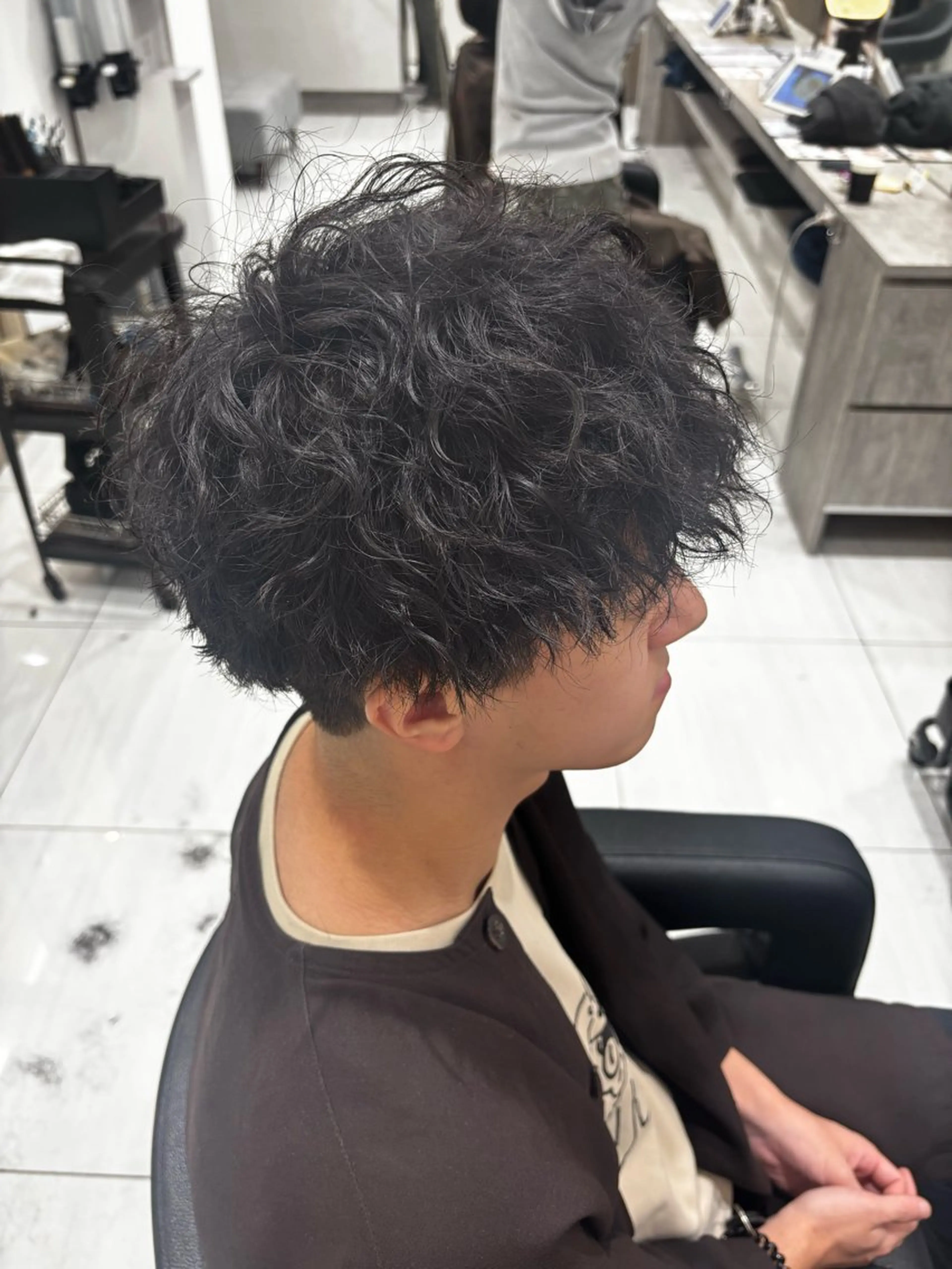 パーマ メンズ 坂本梨菜/似合う × なりたい、叶えます。のヘアスタイル
