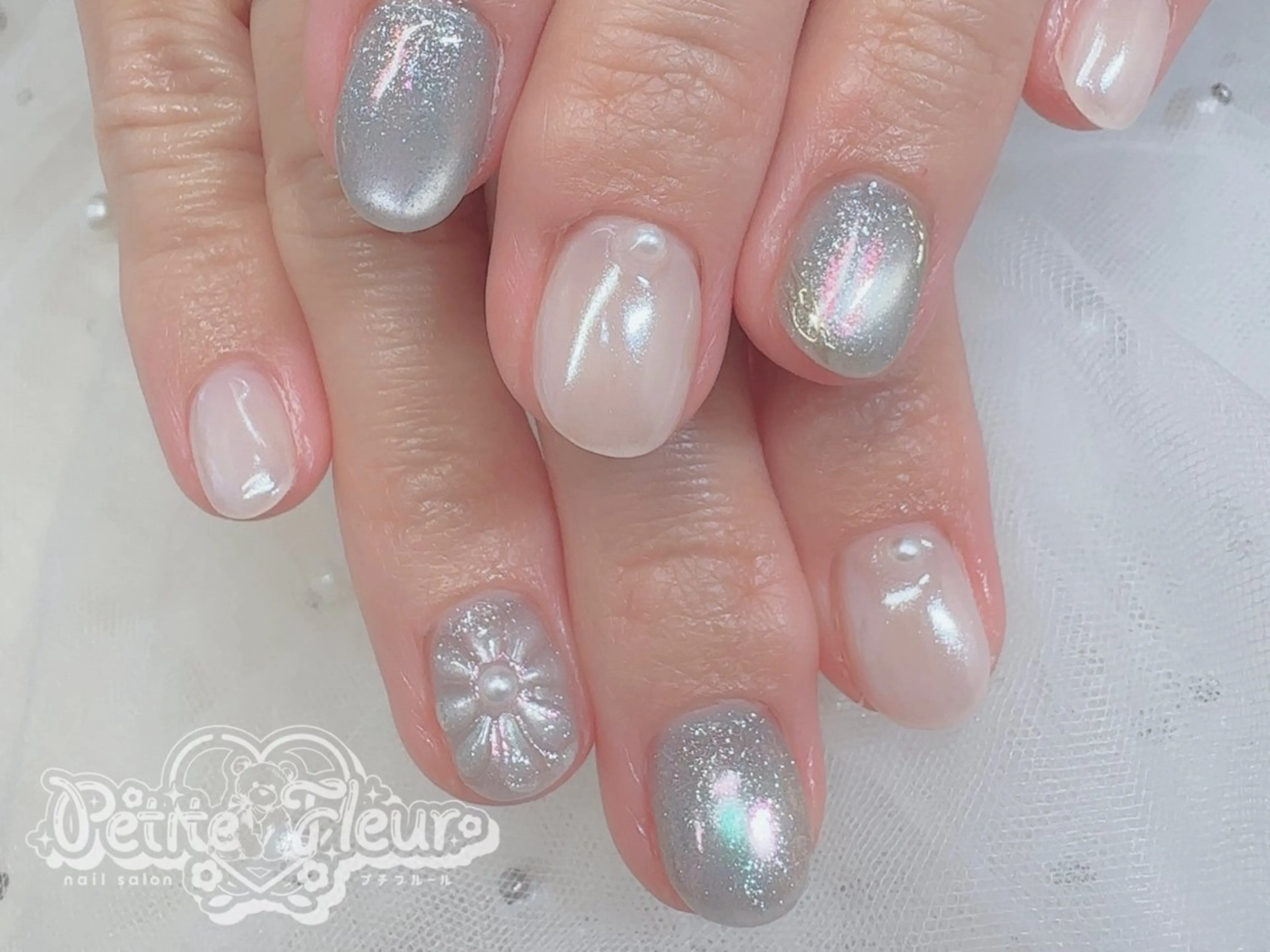 ネイル ハンドネイル ❁⃘*。Petite fleur❁⃘*りさのネイルデザイン