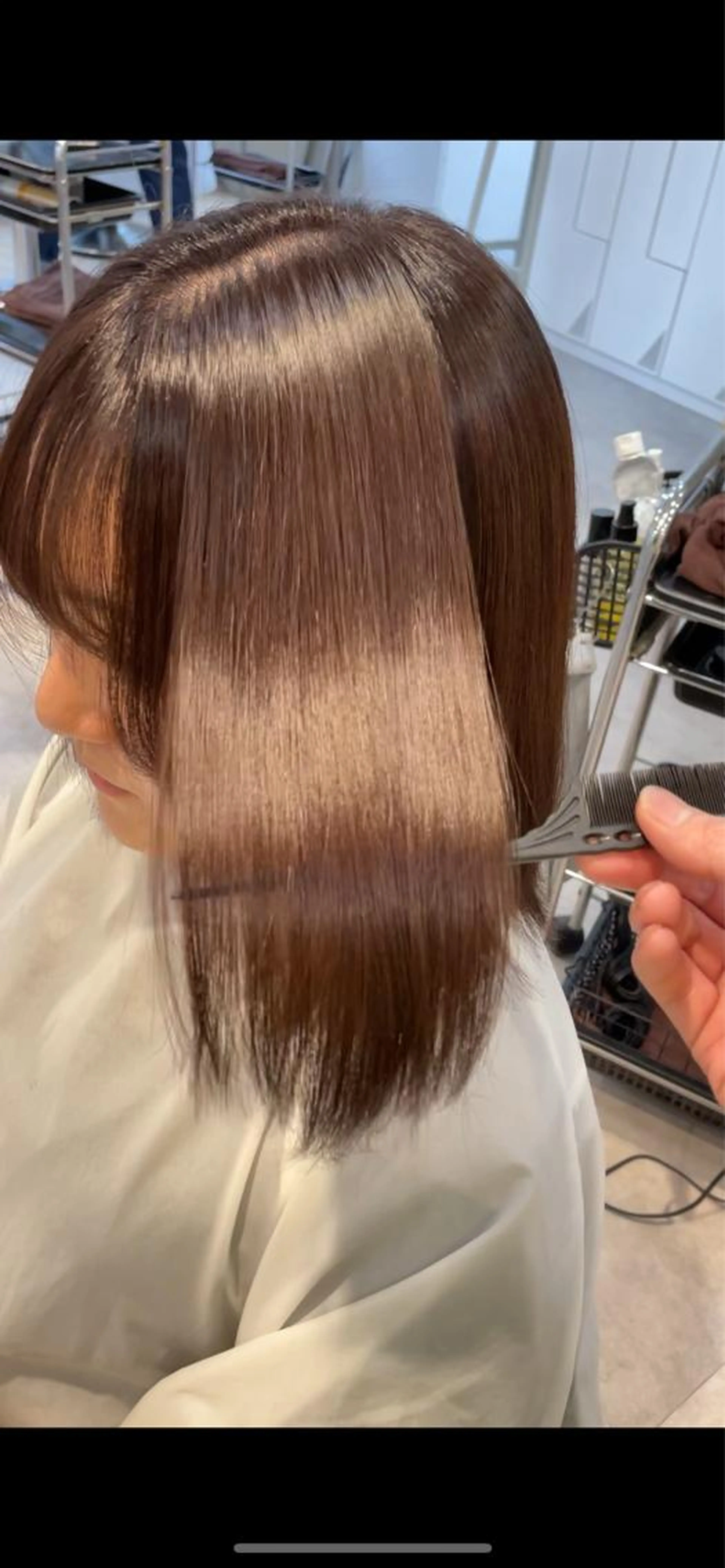 【💫美髪縮毛矯正💫】カット＋縮毛矯正＋トリートメントの写真