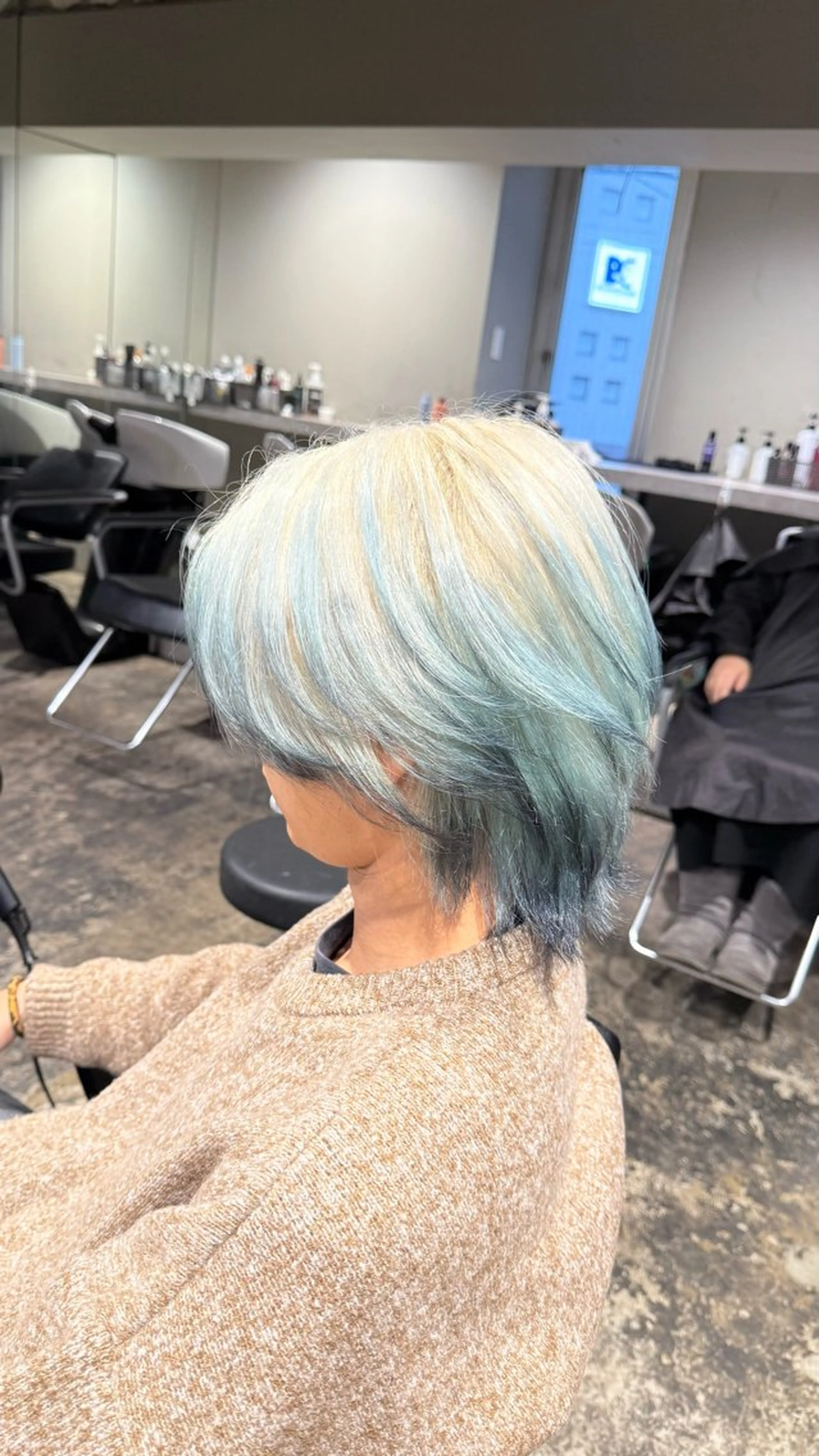 ショート カラー メンズ カット ヘアカラー トリートメント ヘアセット ROIS渋谷【ロイス】所属・高橋大樹/グレージュ /ベージュ/美髪のヘアスタイル