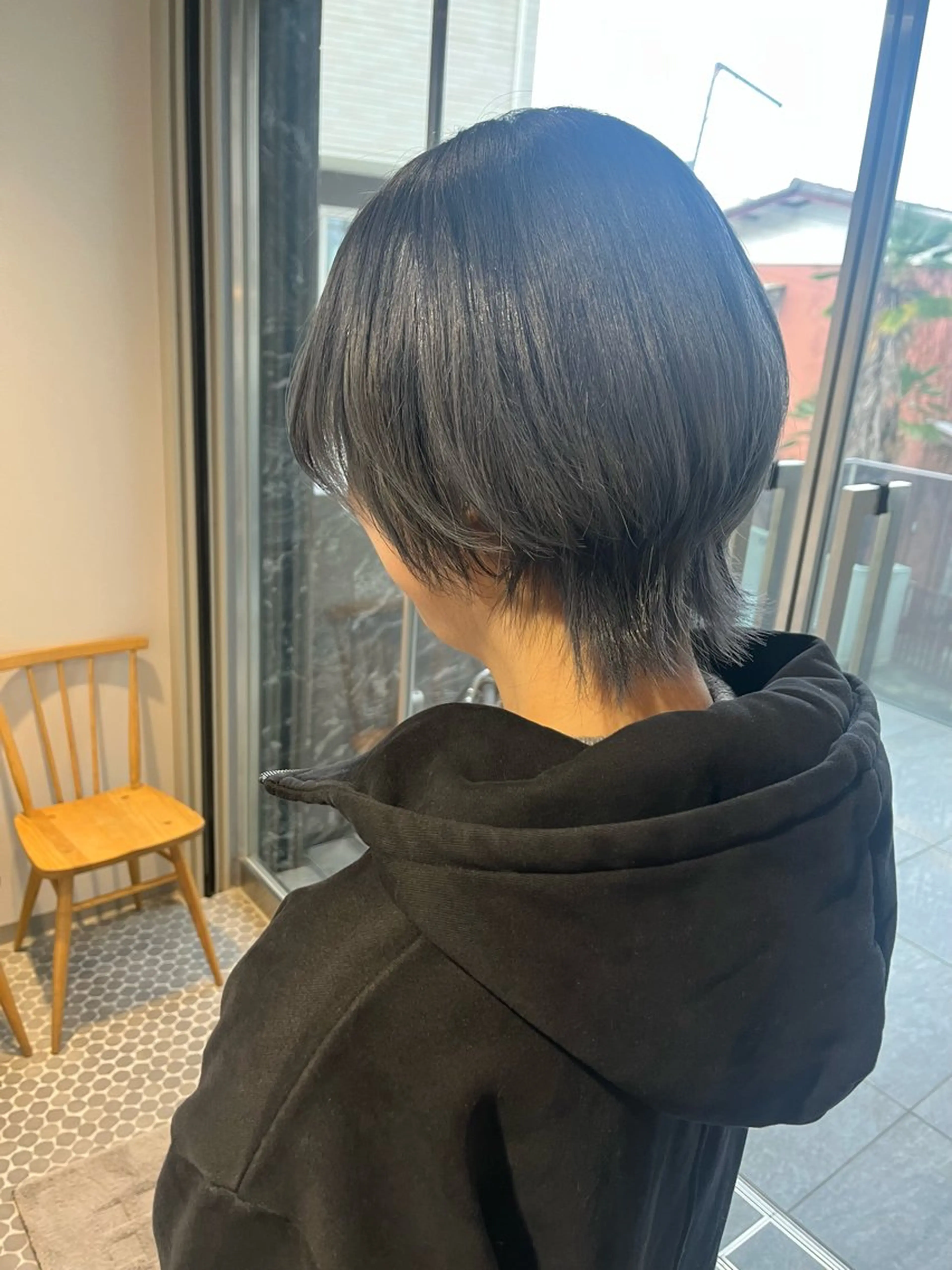 ショート パープルカラー カット ヘアカラー SALOWIN大宮crest所属・艶透明感カラー/レイ ヤー🌻/rioのヘアスタイル