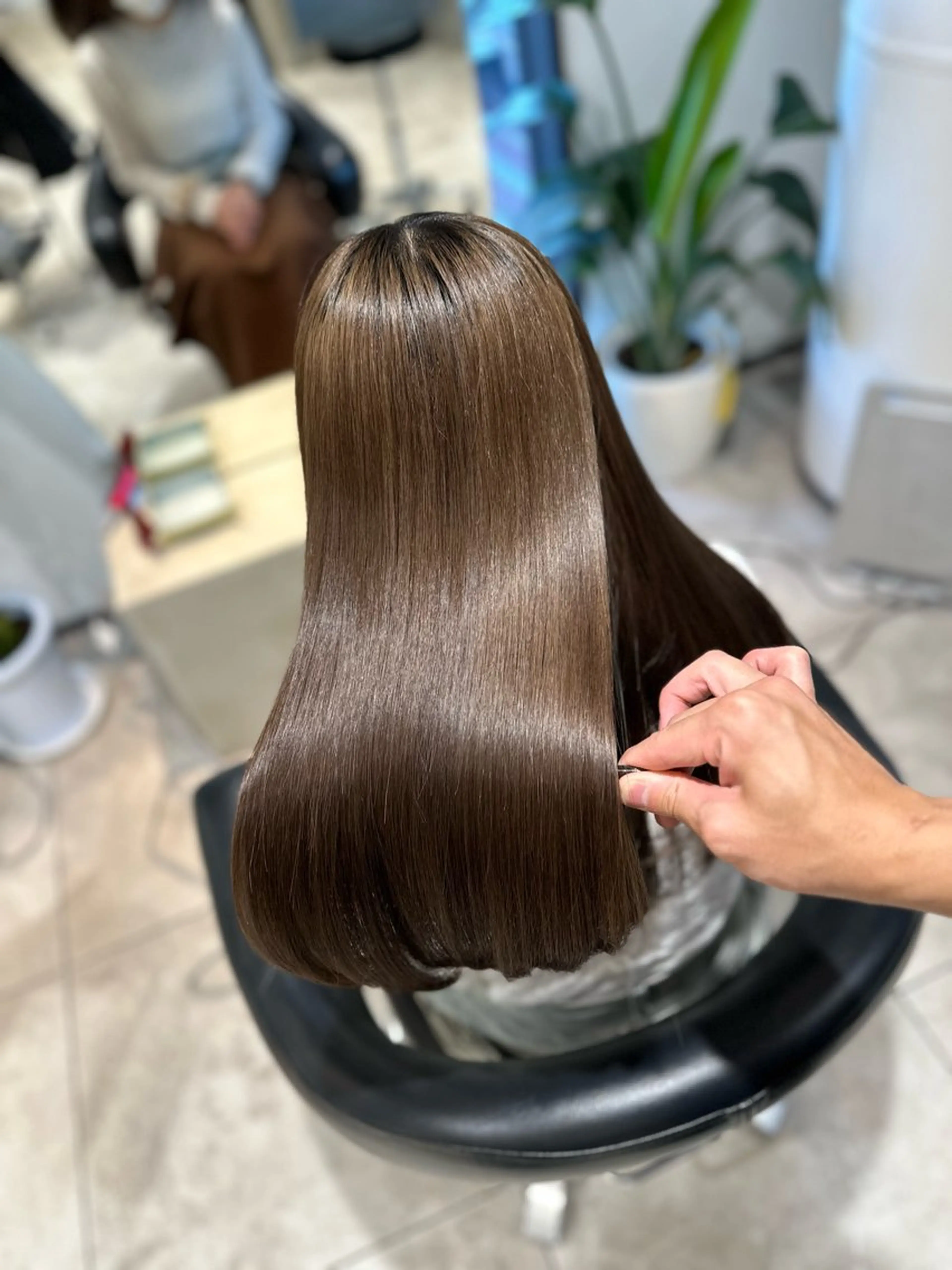 ロング パーマ 🫧美髪縮毛矯正🫧 横山 遥のヘアスタイル
