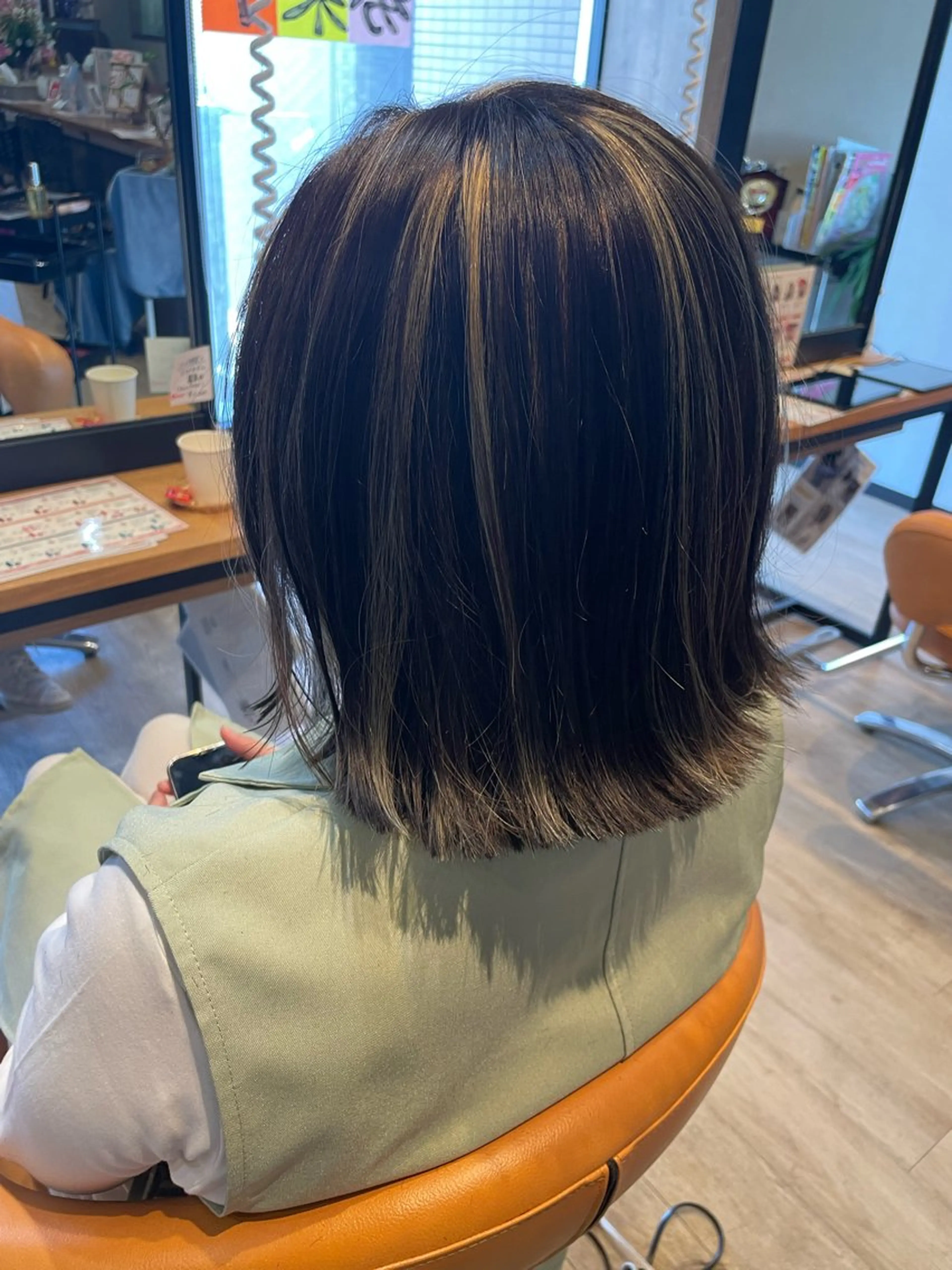 ショート カラー ハイライトカラー ハイライト ヘアカラー 髪質改善/ブリーチ 田代 龍我のヘアスタイル