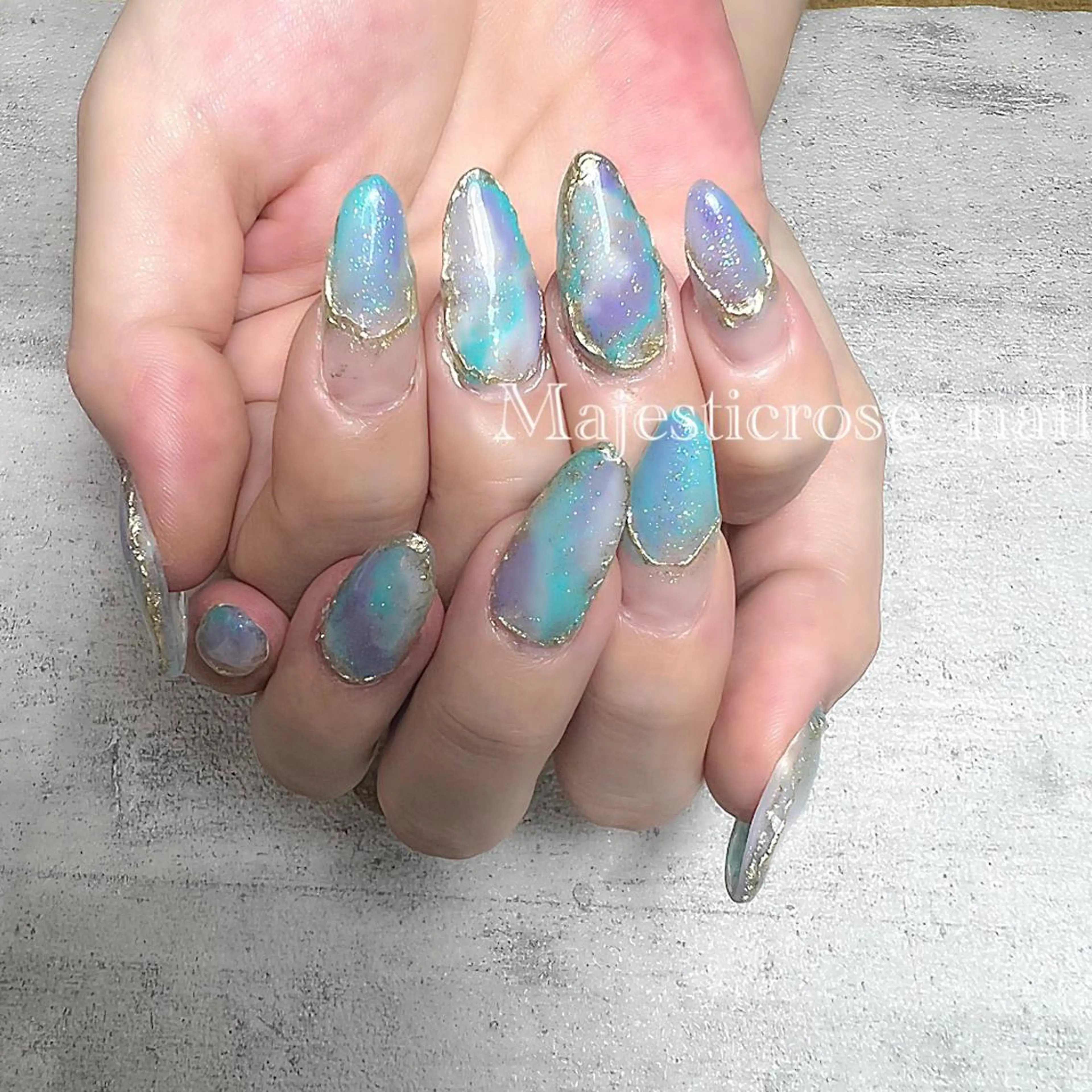 ネイル Rire_eye+beauty_nail所属・Rire_ nail_yukiのネイルデザイン