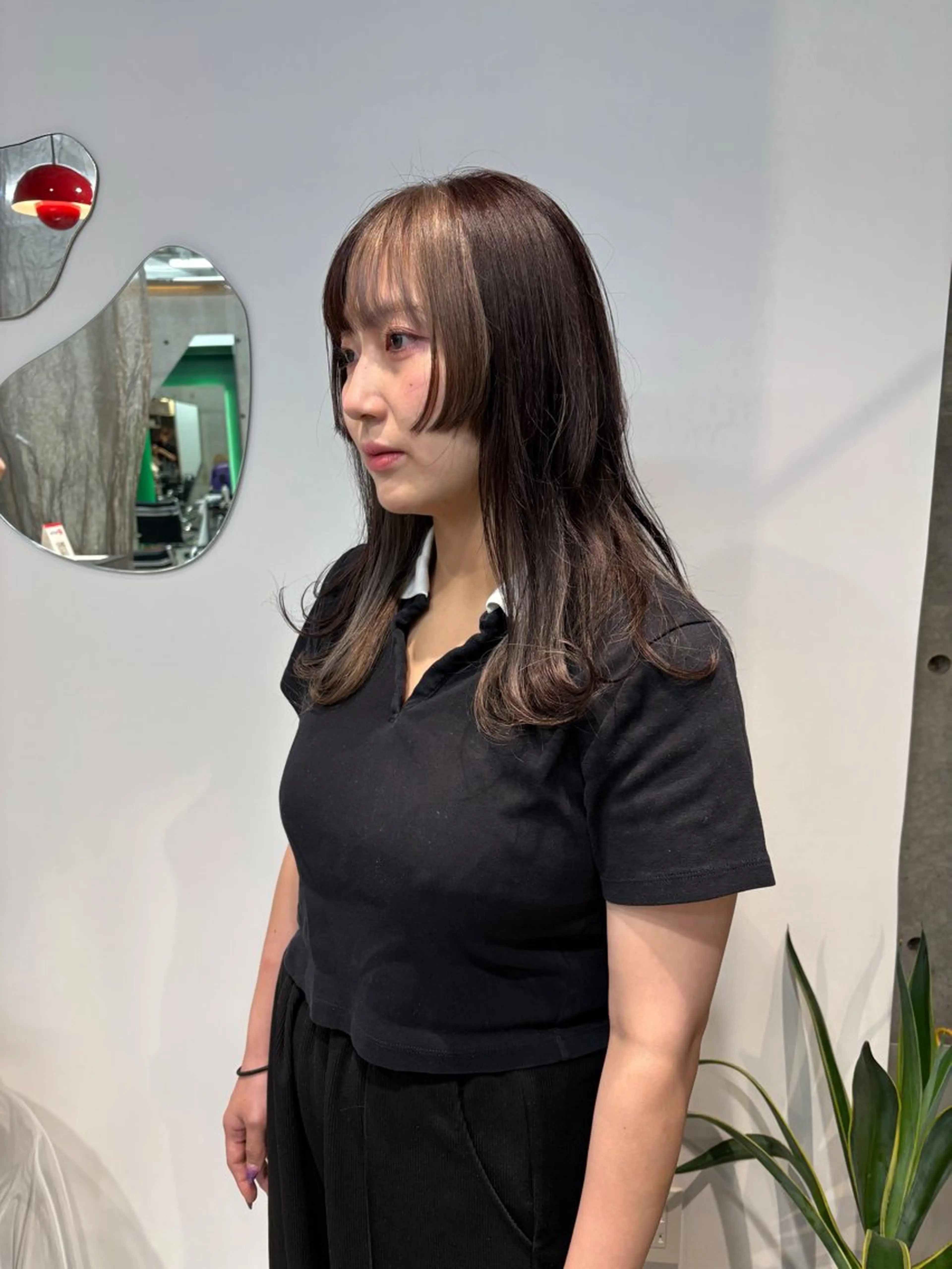 ロング カラー インナーカラー カット ヘアカラー é.dit tokyo所属・チナ tinaのヘアスタイル