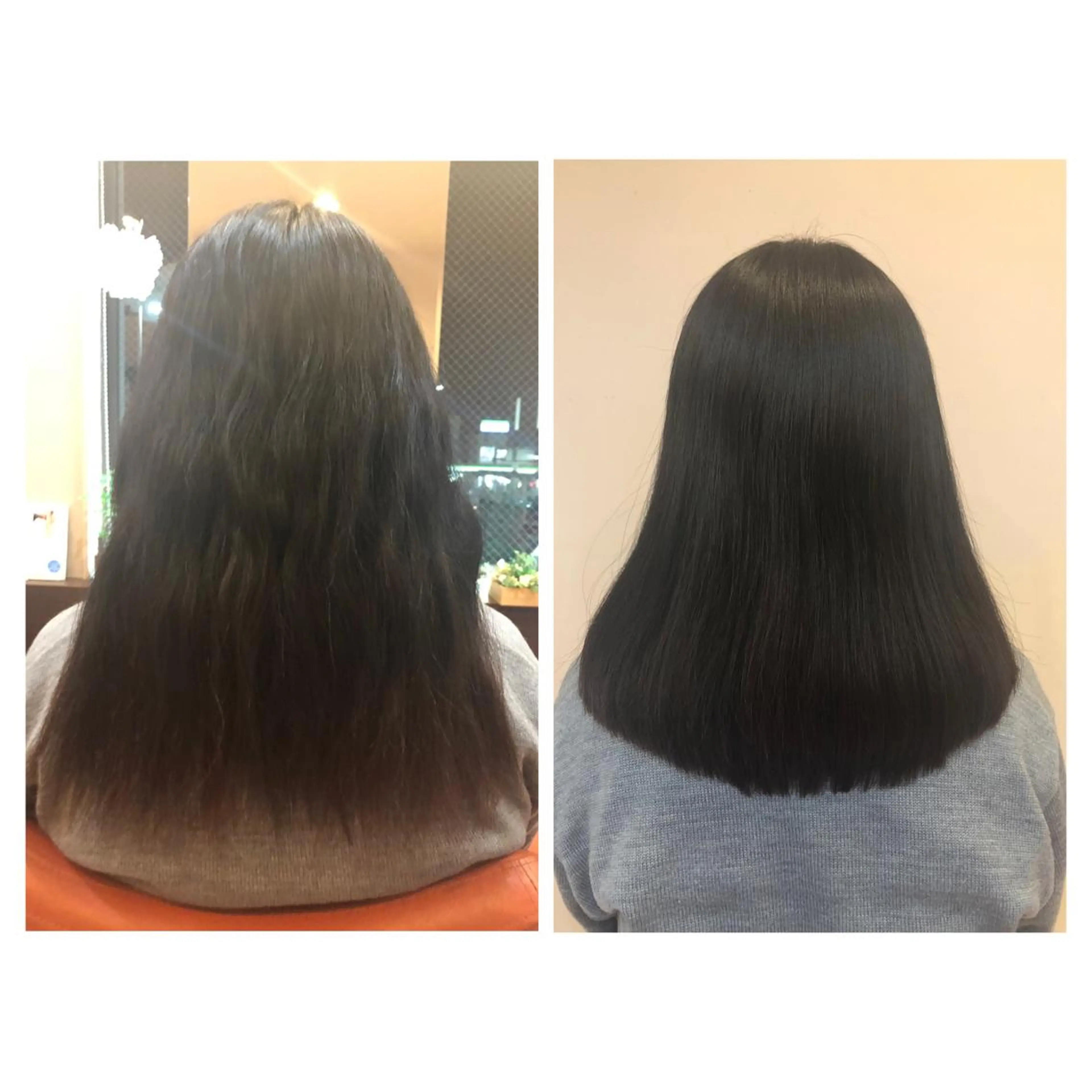 セミロング カット やまぐち まりんのヘアスタイル