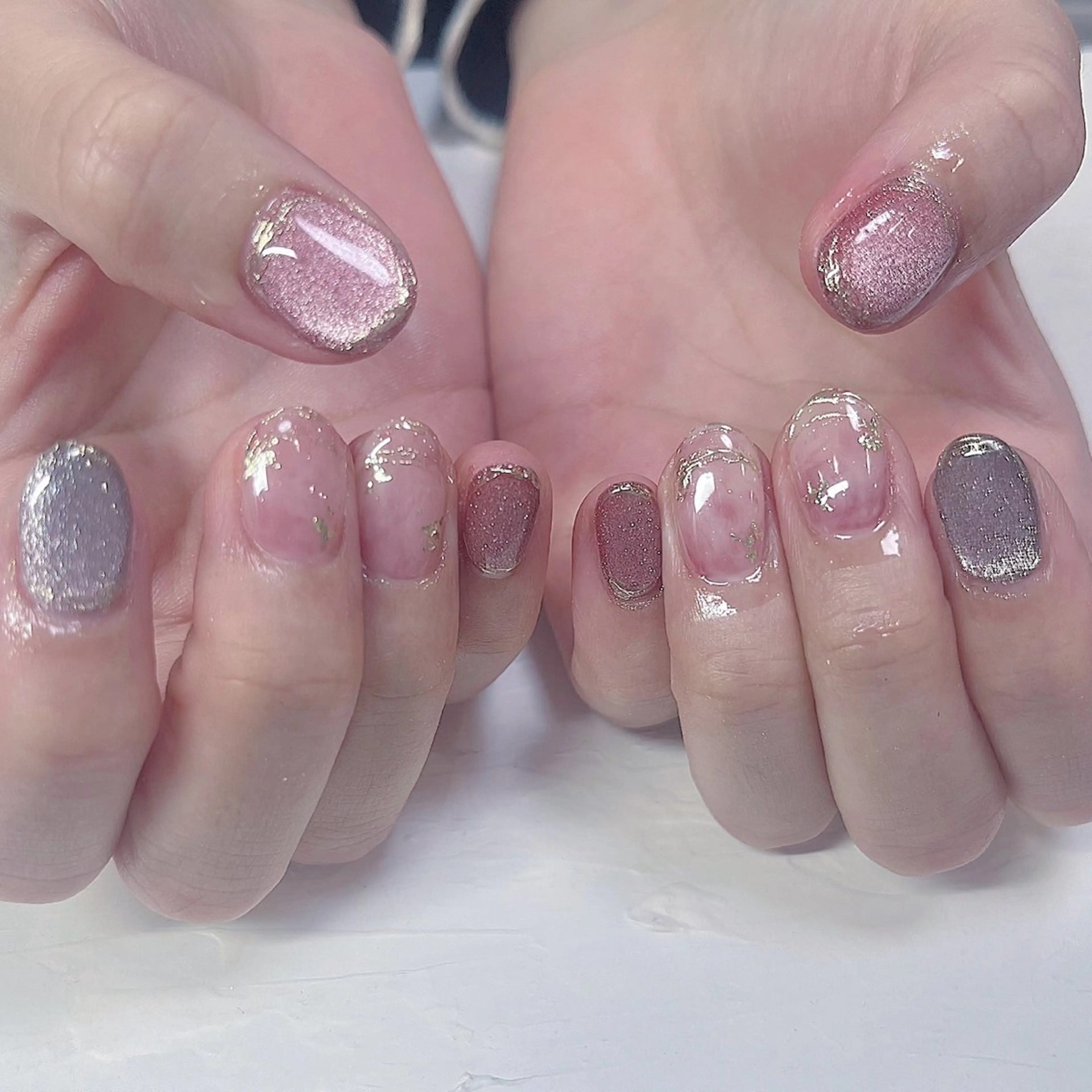 ネイル ハンドネイル Maya 🧊🫧‪のネイルデザイン