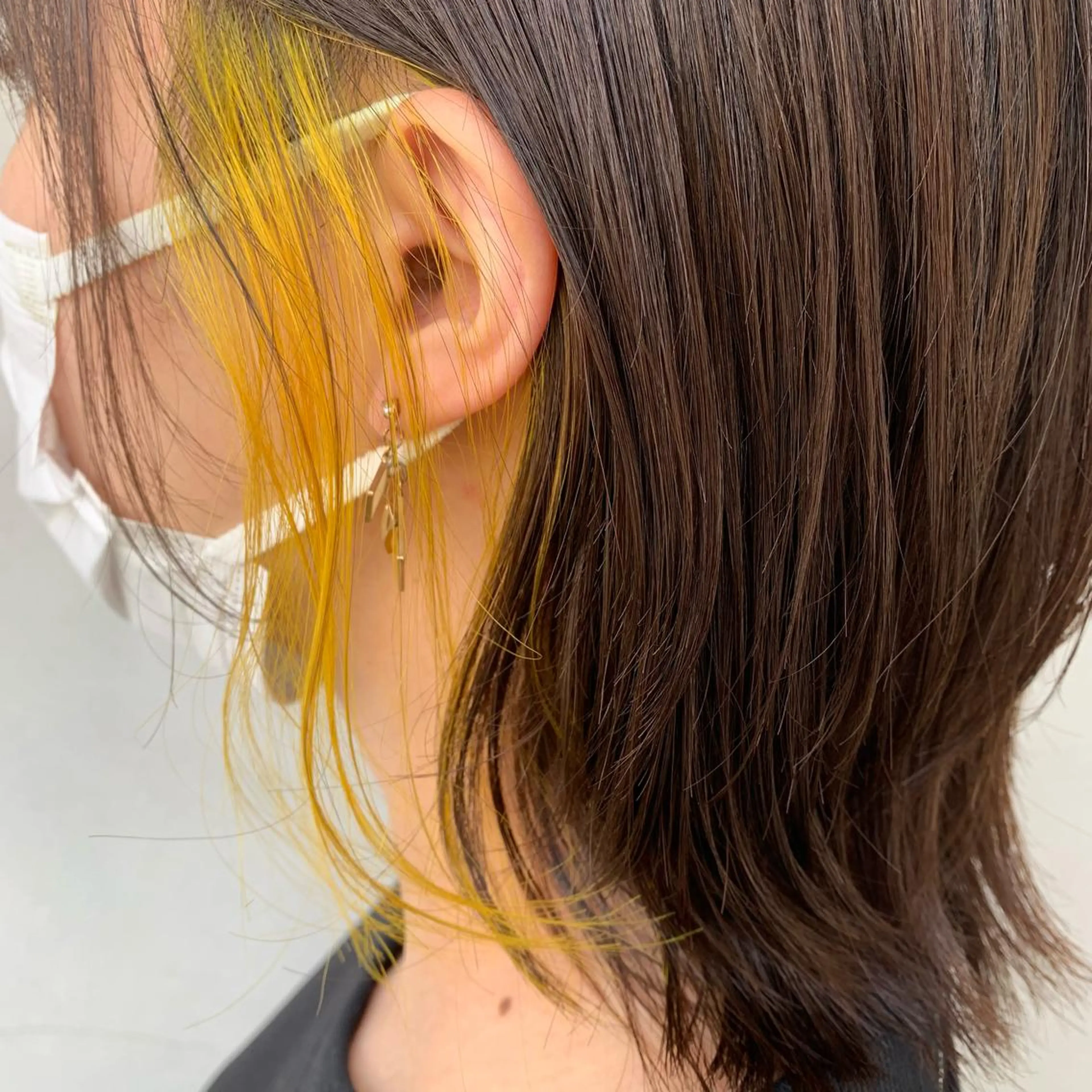 ミディアム ヘアカラー トリートメント ︎︎☺︎ yuri ︎︎☺︎のヘアスタイル