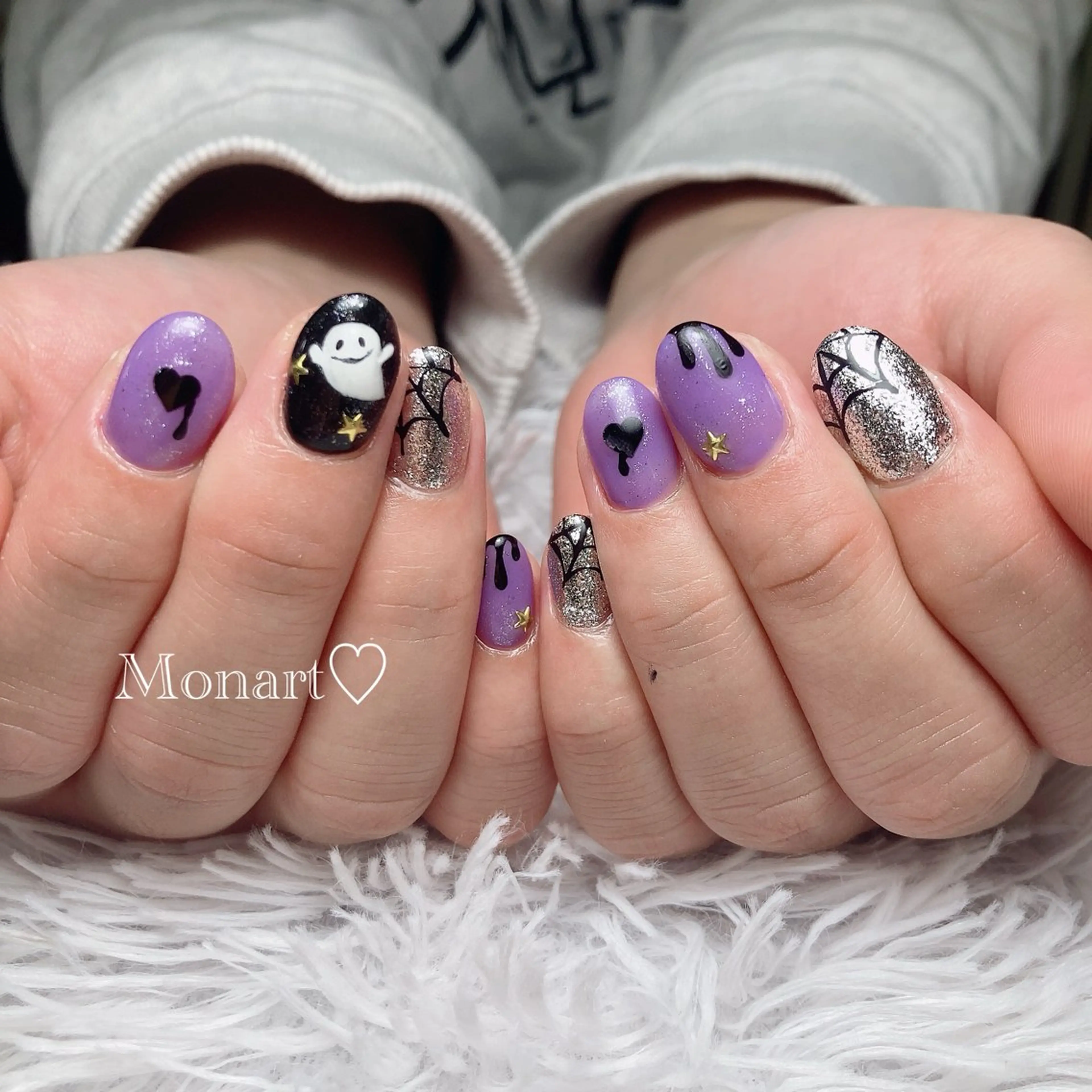 ネイル ハロウィン Monart♡ Misaoのネイルデザイン