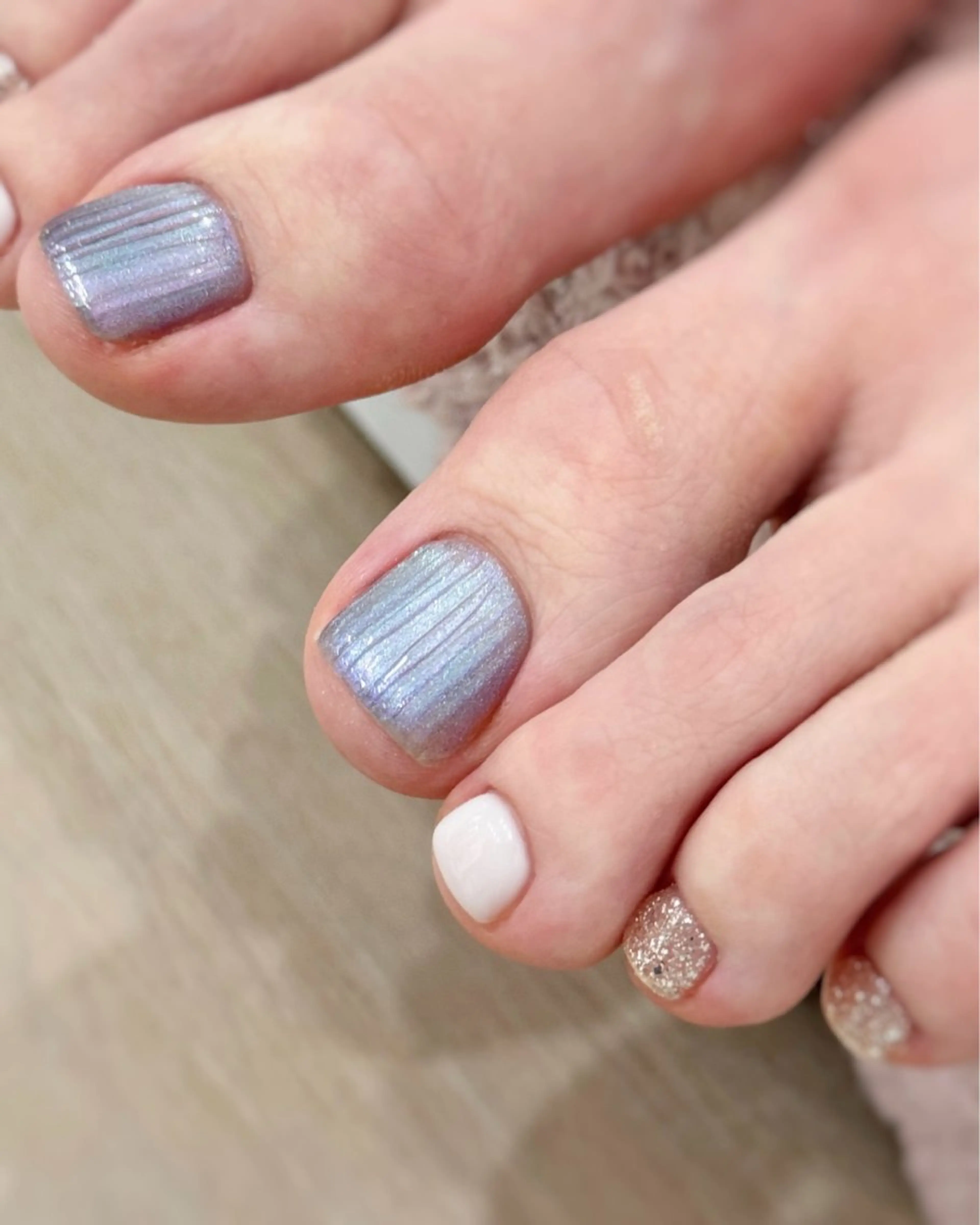 ネイル フットネイル nail salon neige所属・ジェムネイル Risa.のネイルデザイン