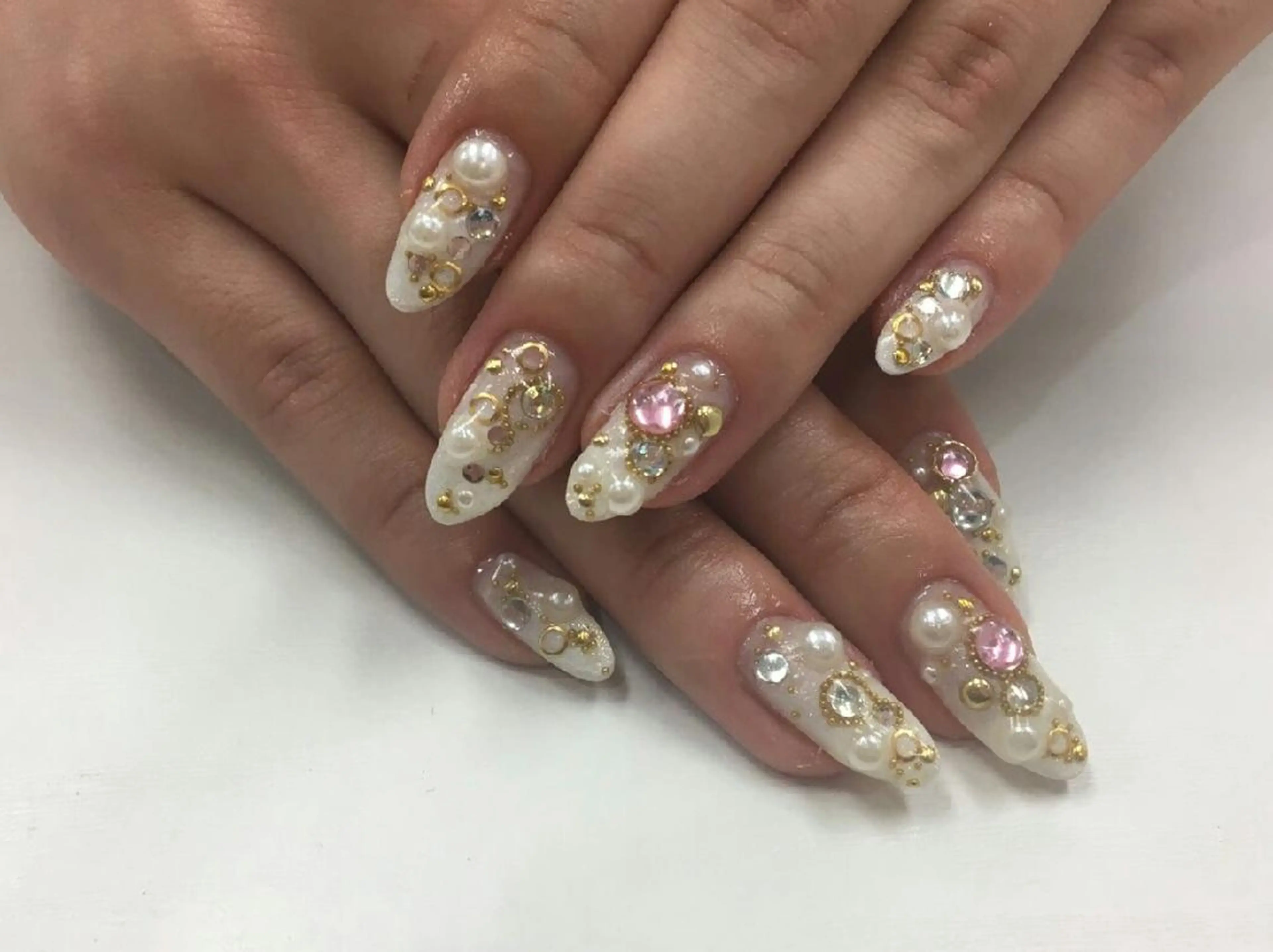 ロング ネイル nail salon Blancのネイルデザイン