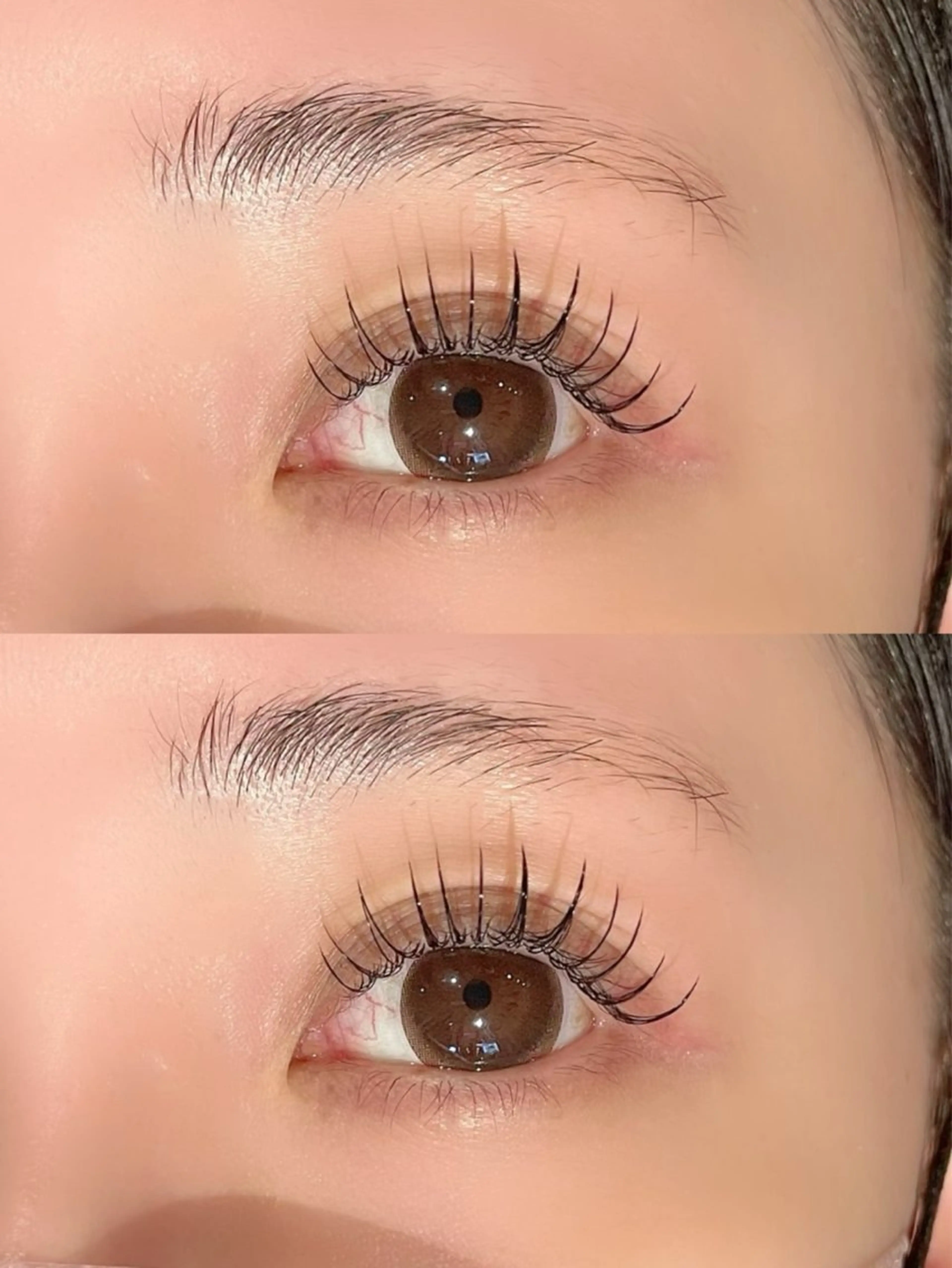 マツエク・マツパ 束感まつ毛 フラットラッシュ 一重×まつ毛パーマ ボリュームラッシュ マツエク FEEL LASH所属・♡Nagisa.S ♡のマツエク・マツパデザイン