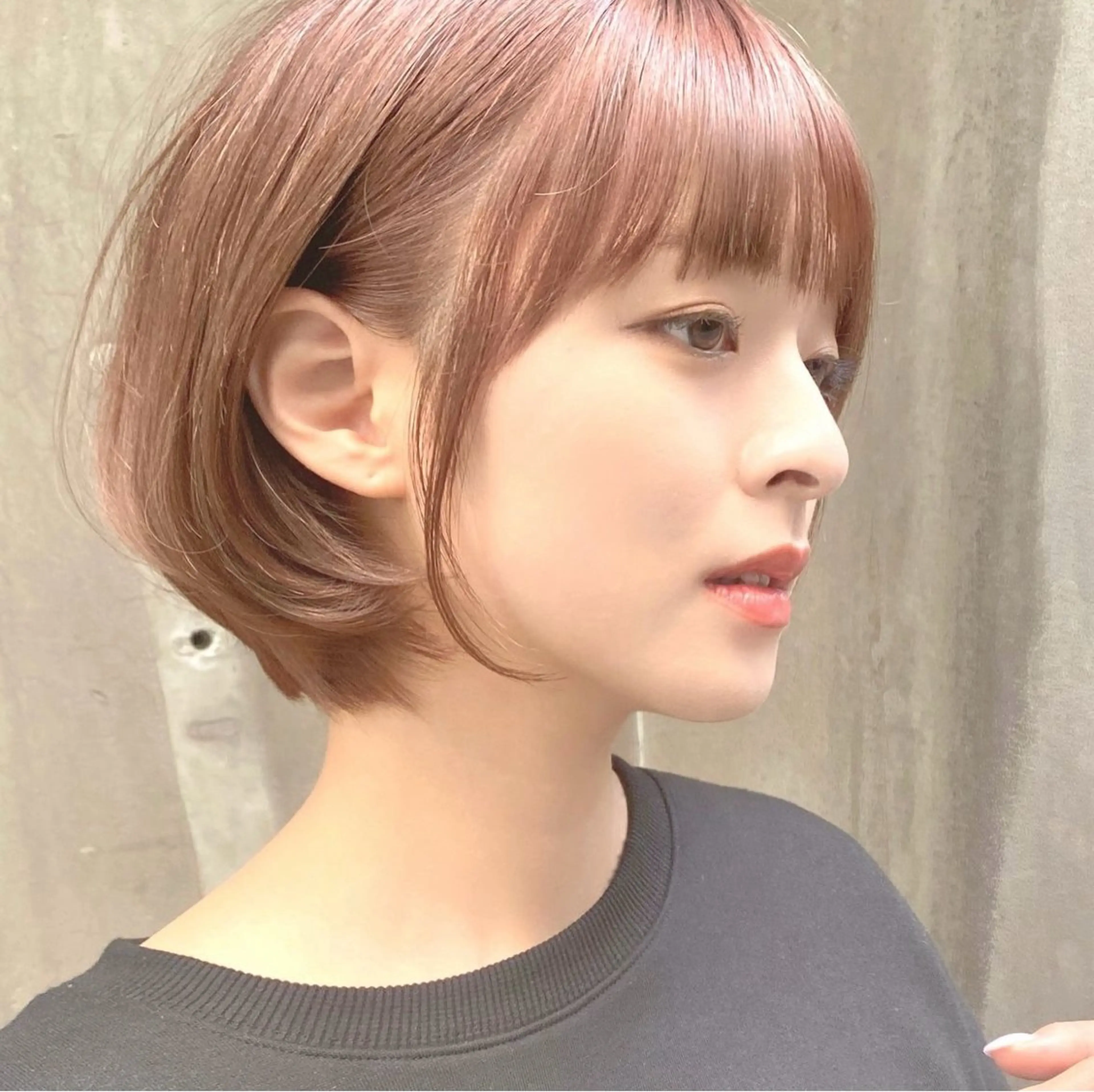 ショート TRICCA 銀座所属・奏羽　"ショート ・ボブ ・レイヤー"のヘアスタイル
