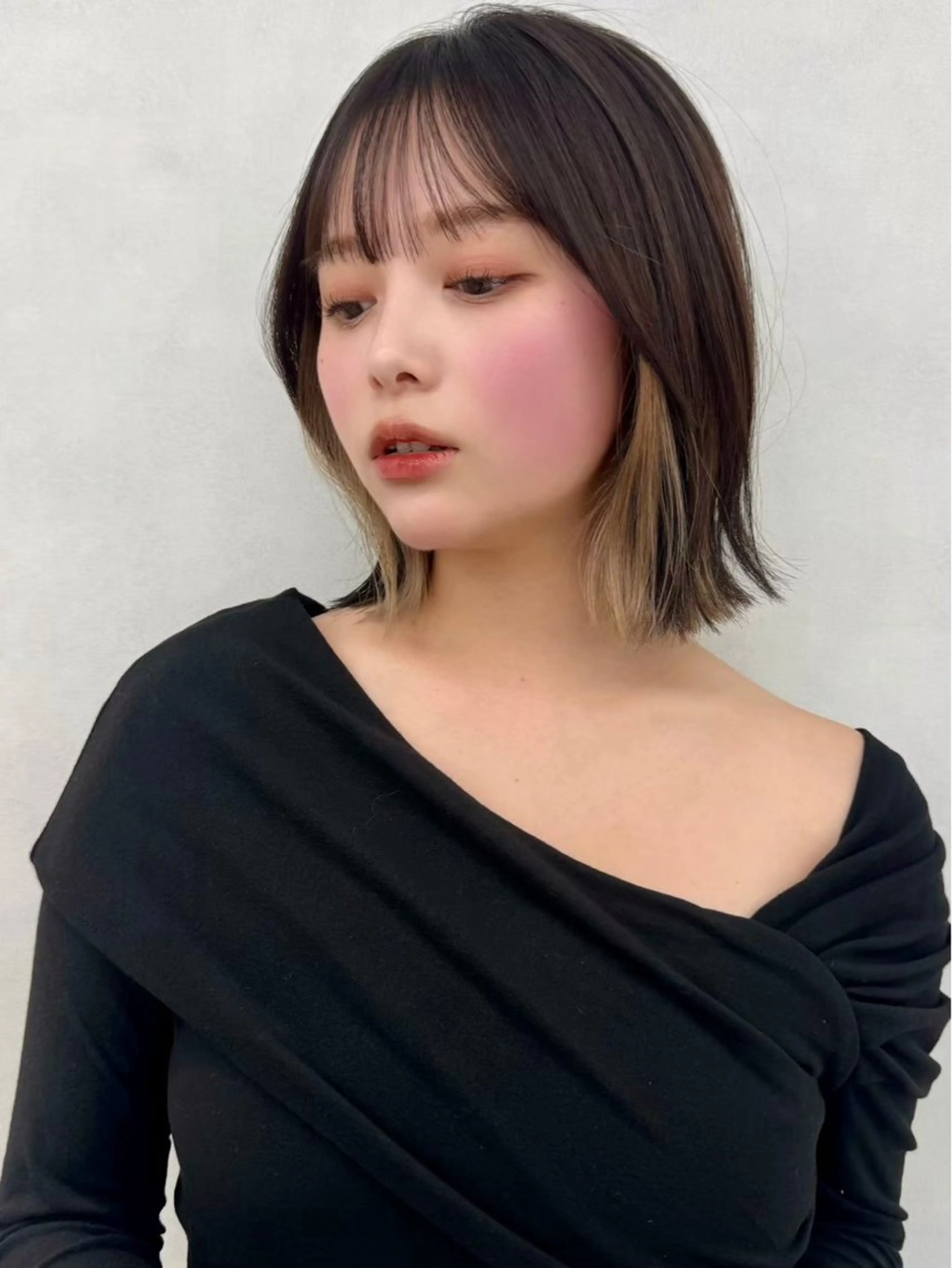 《🇰🇷大人可愛い×抜け感韓国風🇰🇷》レイヤーボブカットの写真
