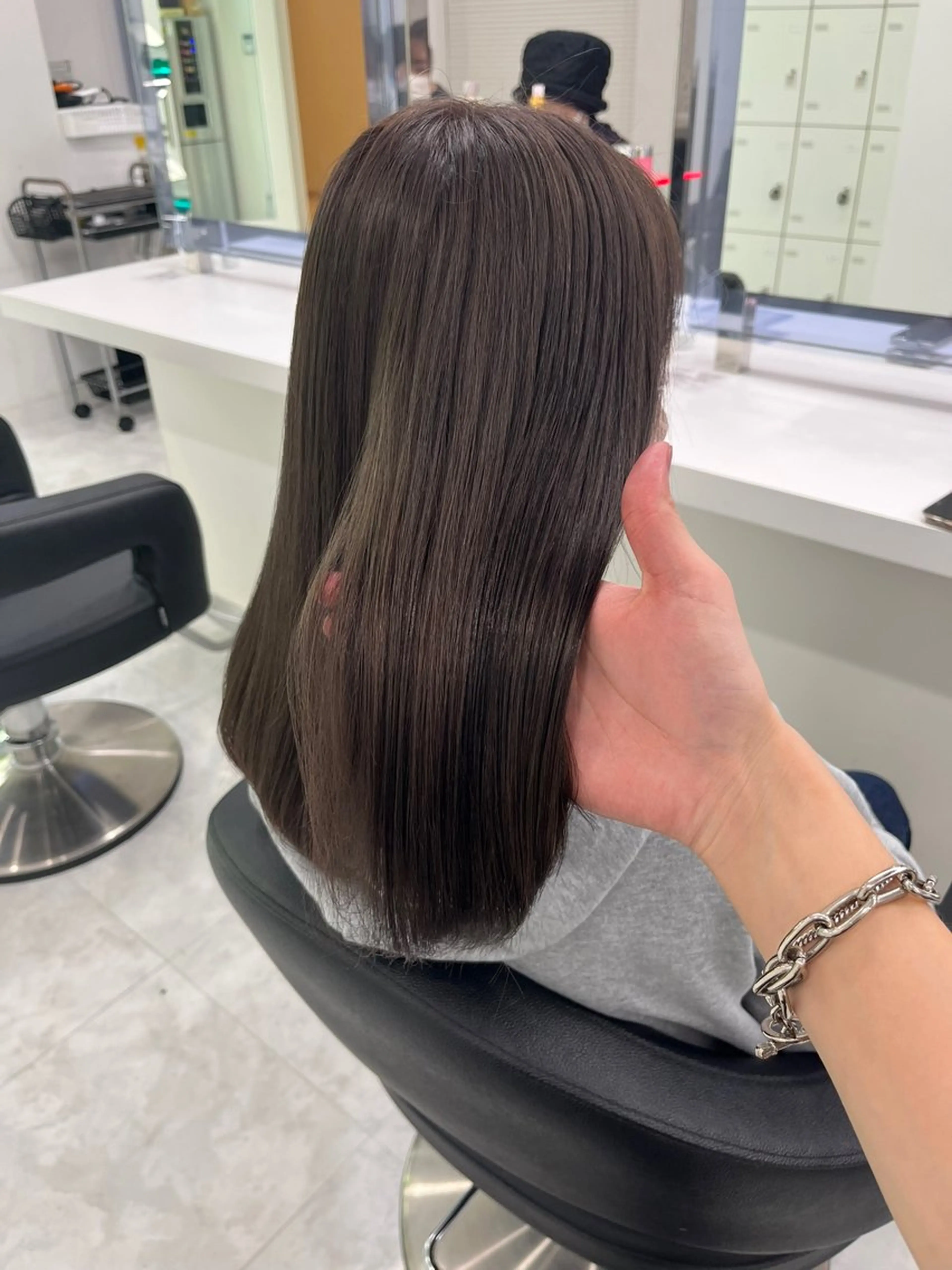 カラー ヘアカラー トリートメント 似合わせ💗透け感 💗ブリーチなし💗のヘアスタイル