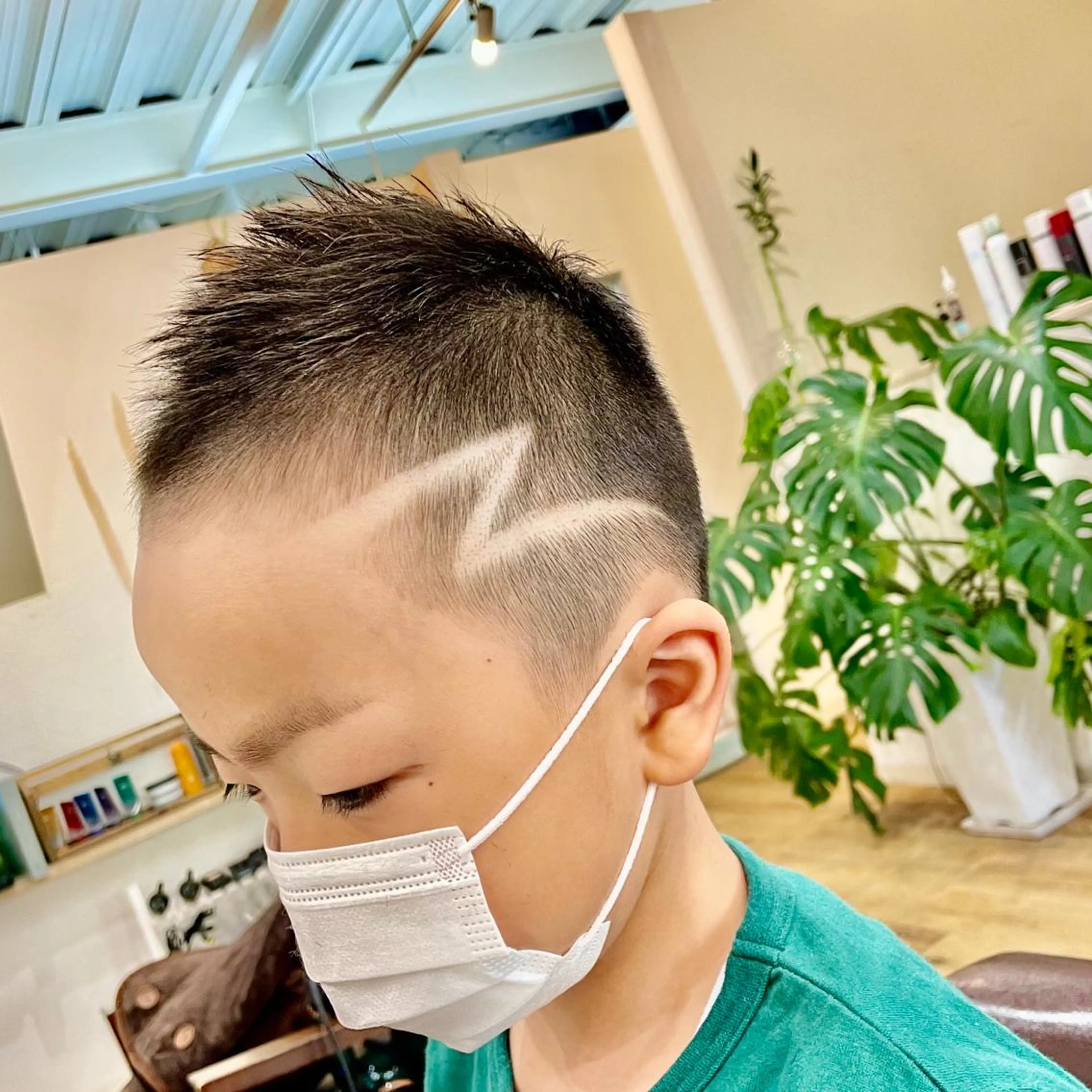 メンズ キッズ モヒカン ソフトモヒカン Regalo hair atelier　レガロ　ヘア　アトリエ所属・美髪矯正/髪質改善 レガロ堺市伏尾/松田のヘアスタイル