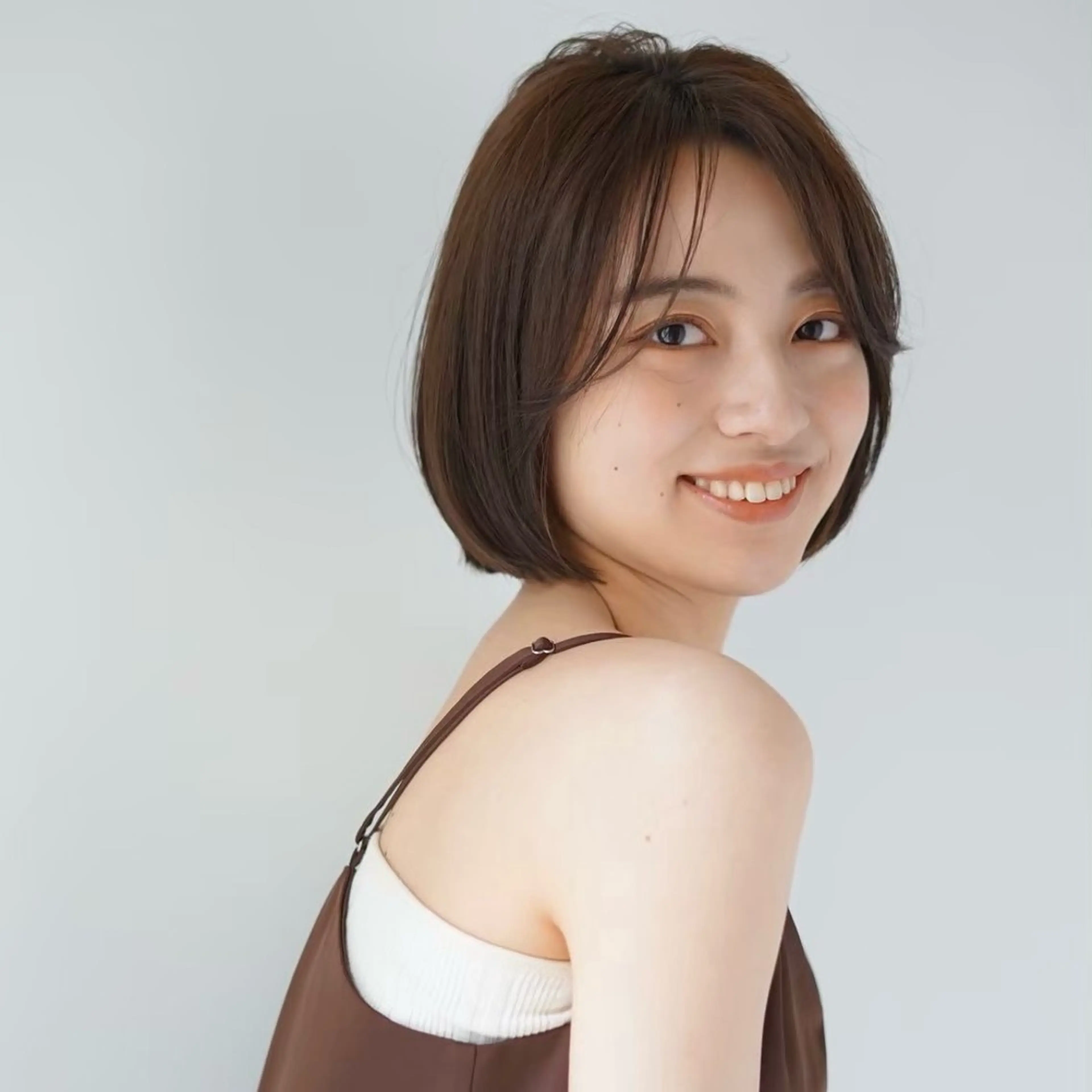 ショート カラー 切りっぱなしボブ ボブ 似合わせカット カット 髪質改善ストレート✨ パーマヘア✨YUKIのヘアスタイル