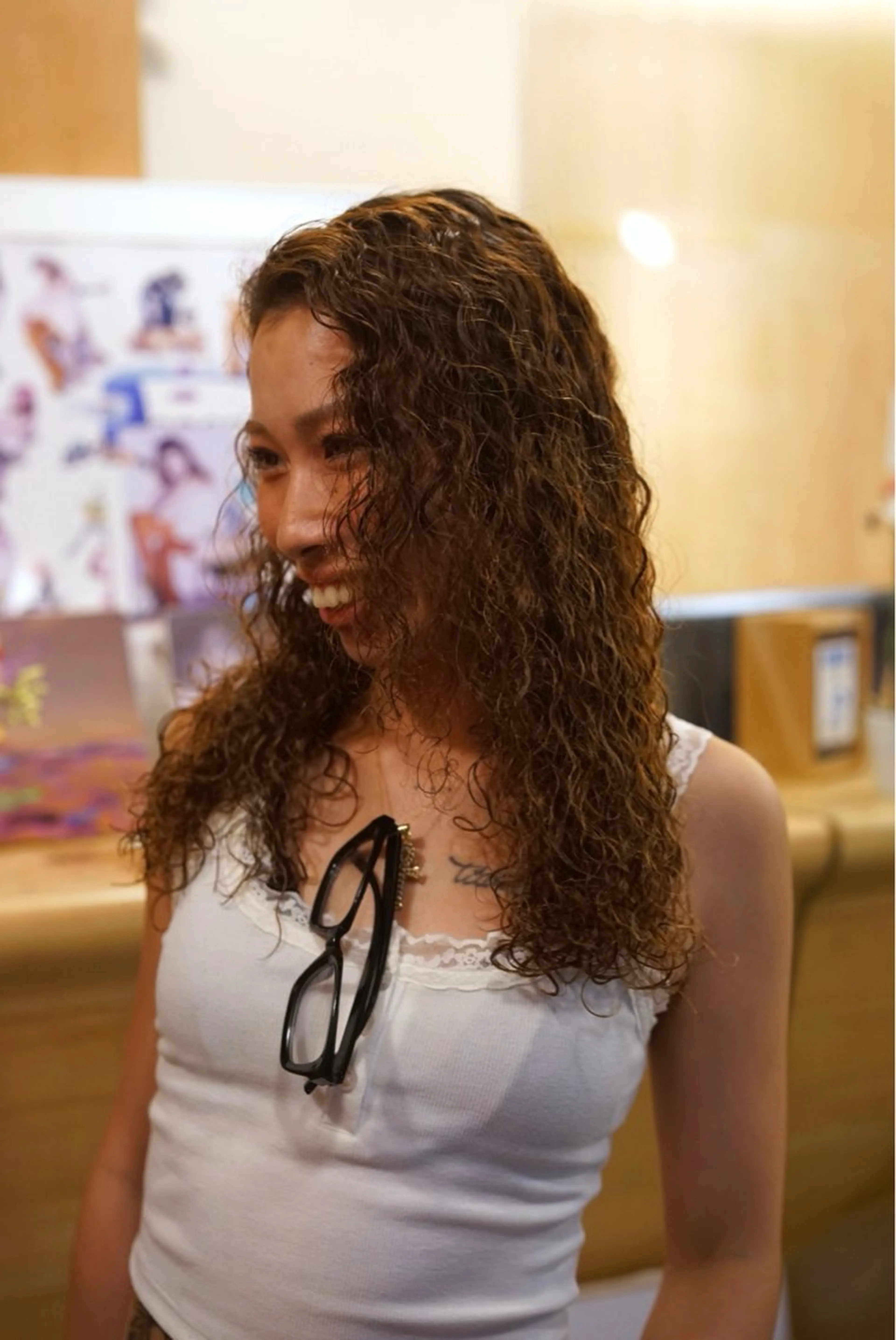 セミロング カット パーマ 🍊mai🍊 似合わせパーマのヘアスタイル