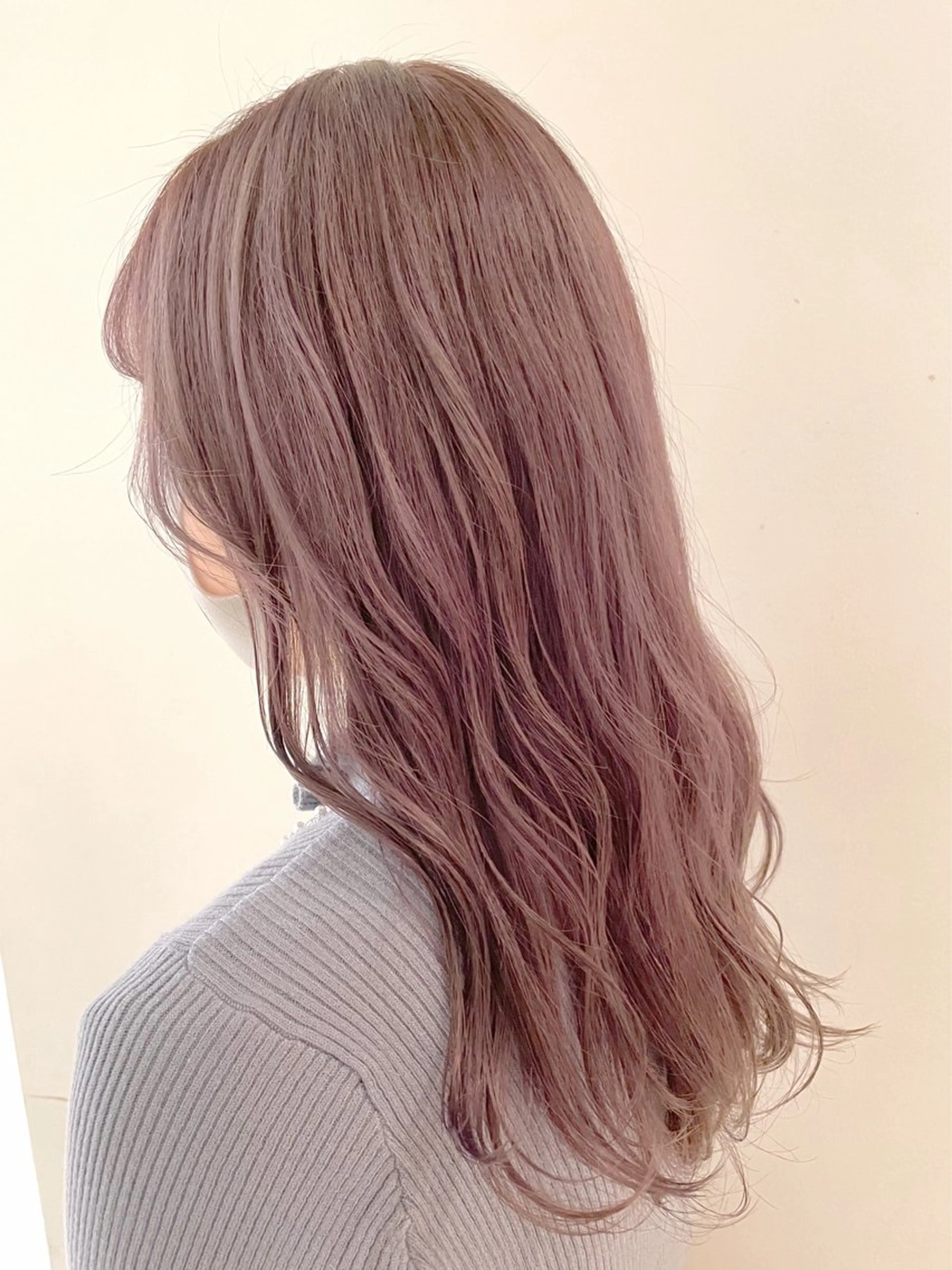 ロング カラー ヘアアレンジ ベージュカラー ダブルカラー ピンクカラー ピンクベージュ Lien所属・marika  / ボブ・オリーブカラーのヘアスタイル