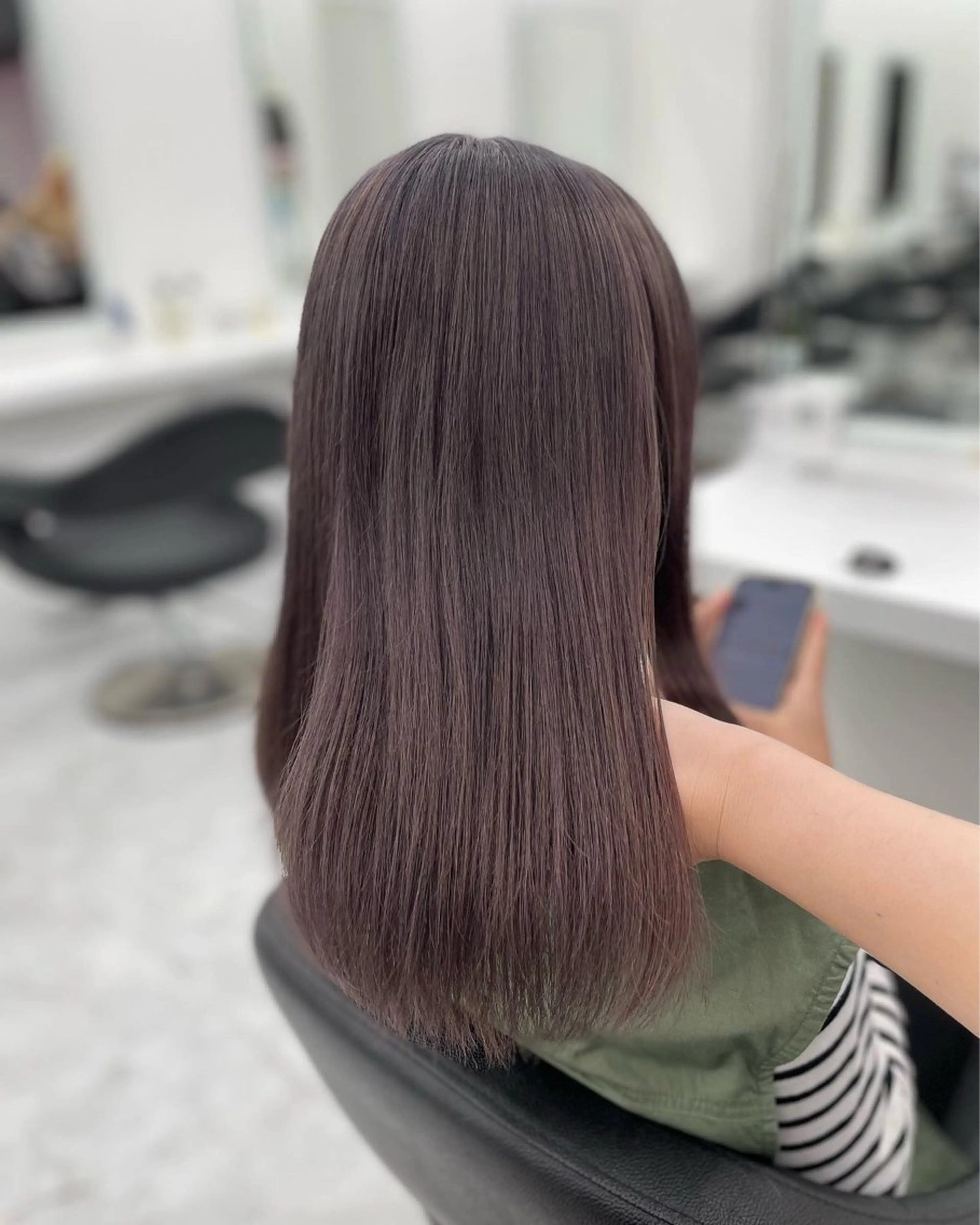 ロング カット ヘアカラー トリートメント ヘアセット GO TODAY SHAiR SALON所属・🤍韓国トレンド ヘア🤍miku🤍のヘアスタイル