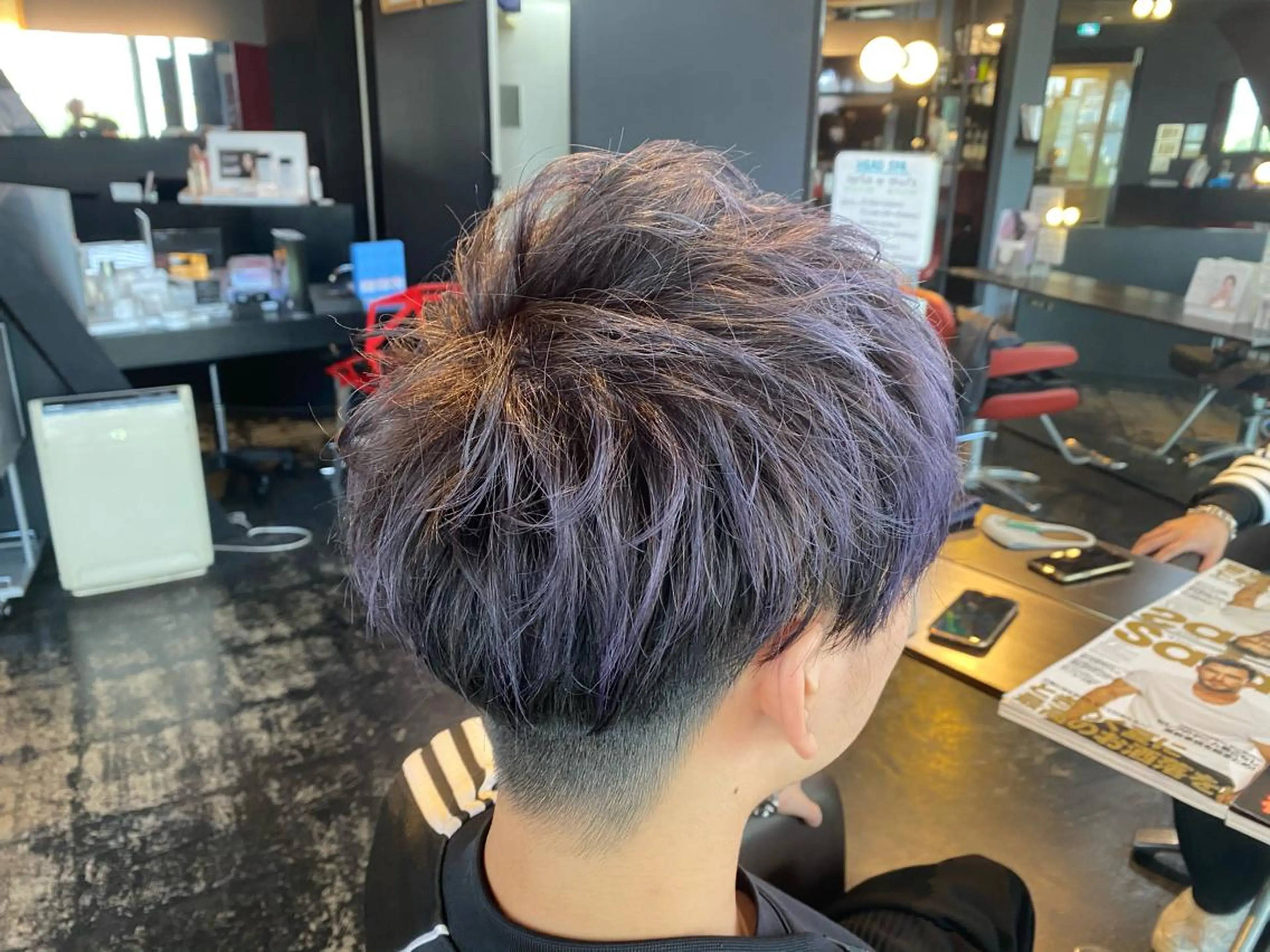 ショート カラー メンズ Soul eater KANATAのヘアスタイル
