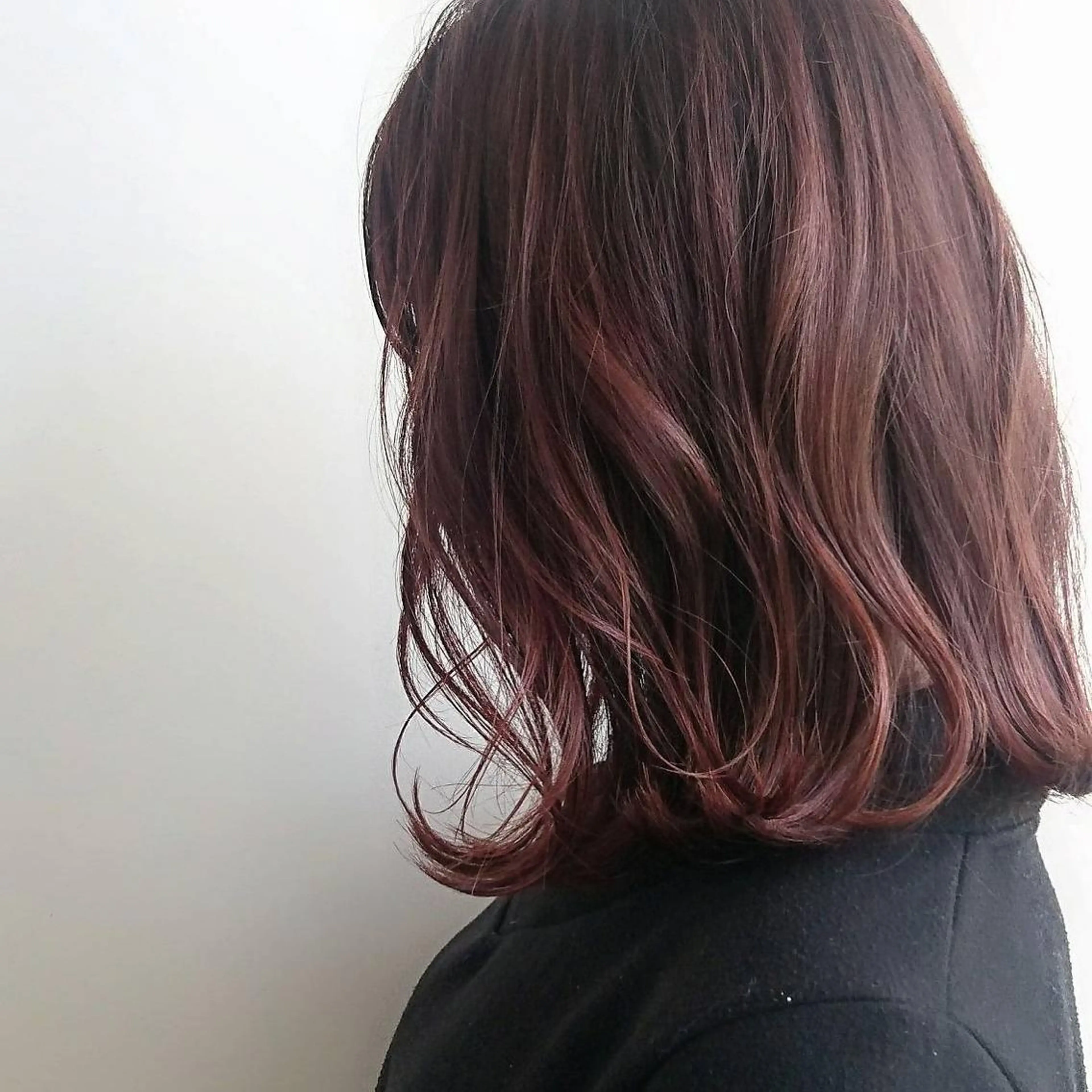 ミディアム カラー ボルドーカラー ダブルカラー ピンクカラー Beach private salon所属・Beach 代表 KENTAのヘアスタイル