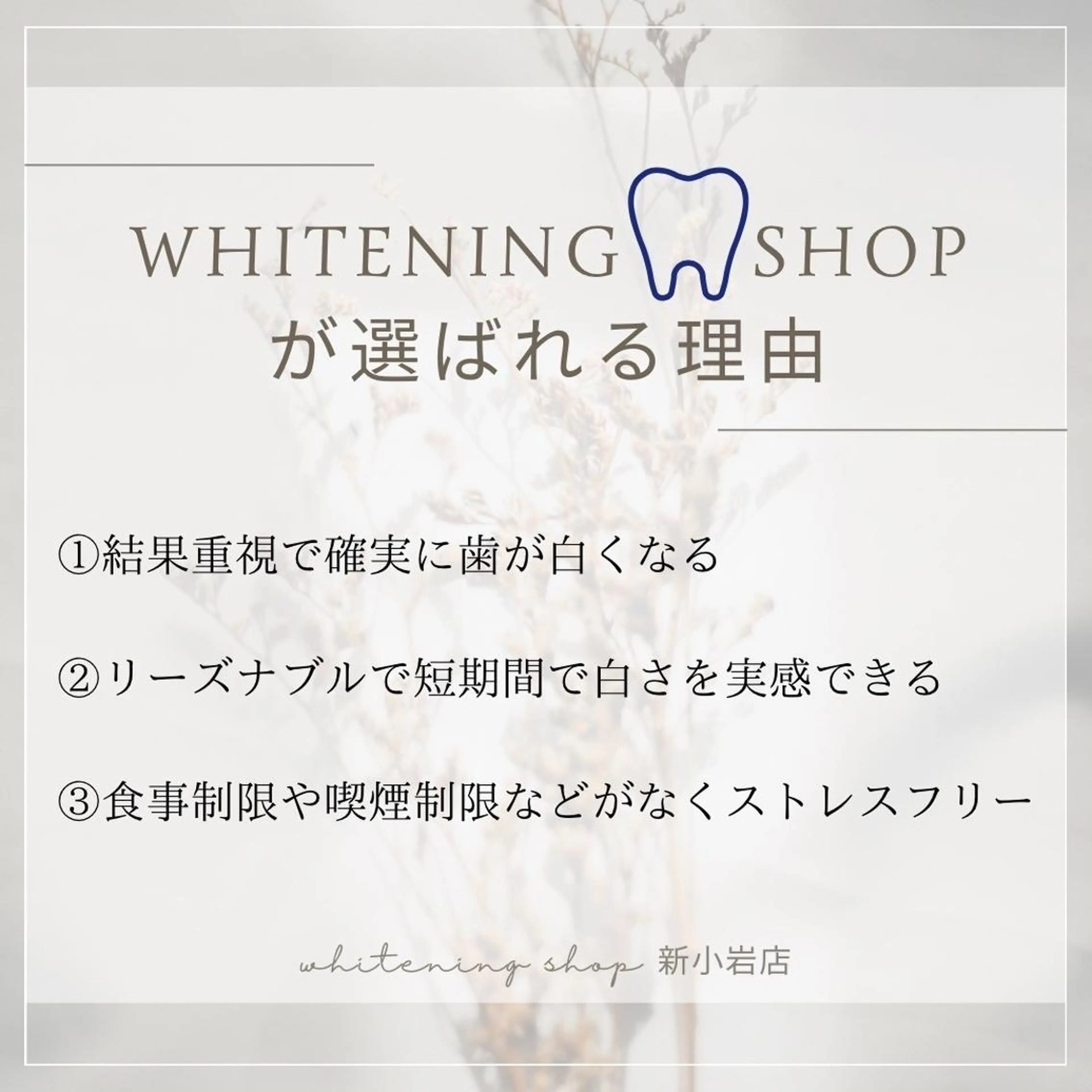 メンズ その他 ホワイトニング ショップ新小岩店のその他イメージ