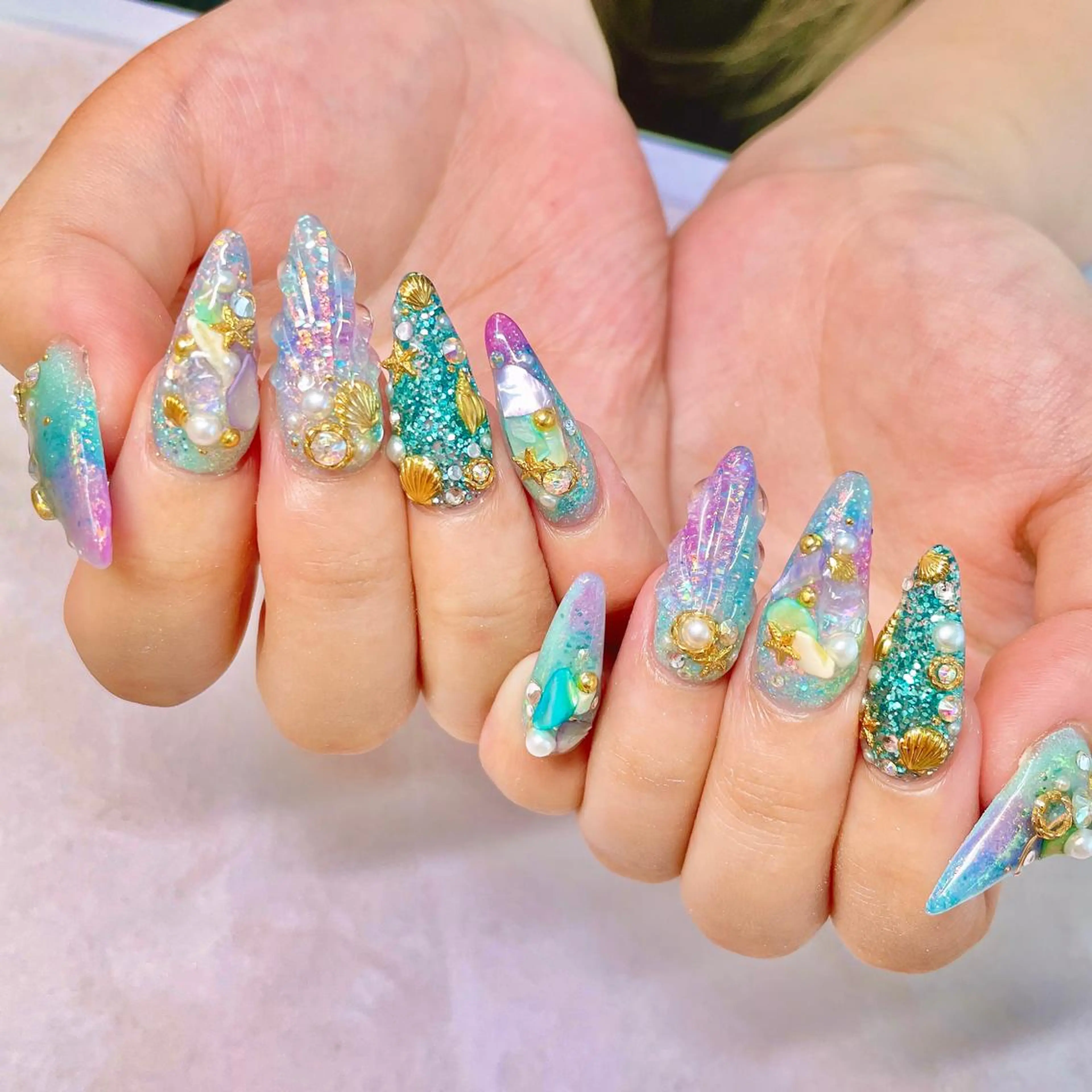 ネイル 韓国ネイル ハンドネイル NailSalonMooN所属・Nail Salon MooNのネイルデザイン
