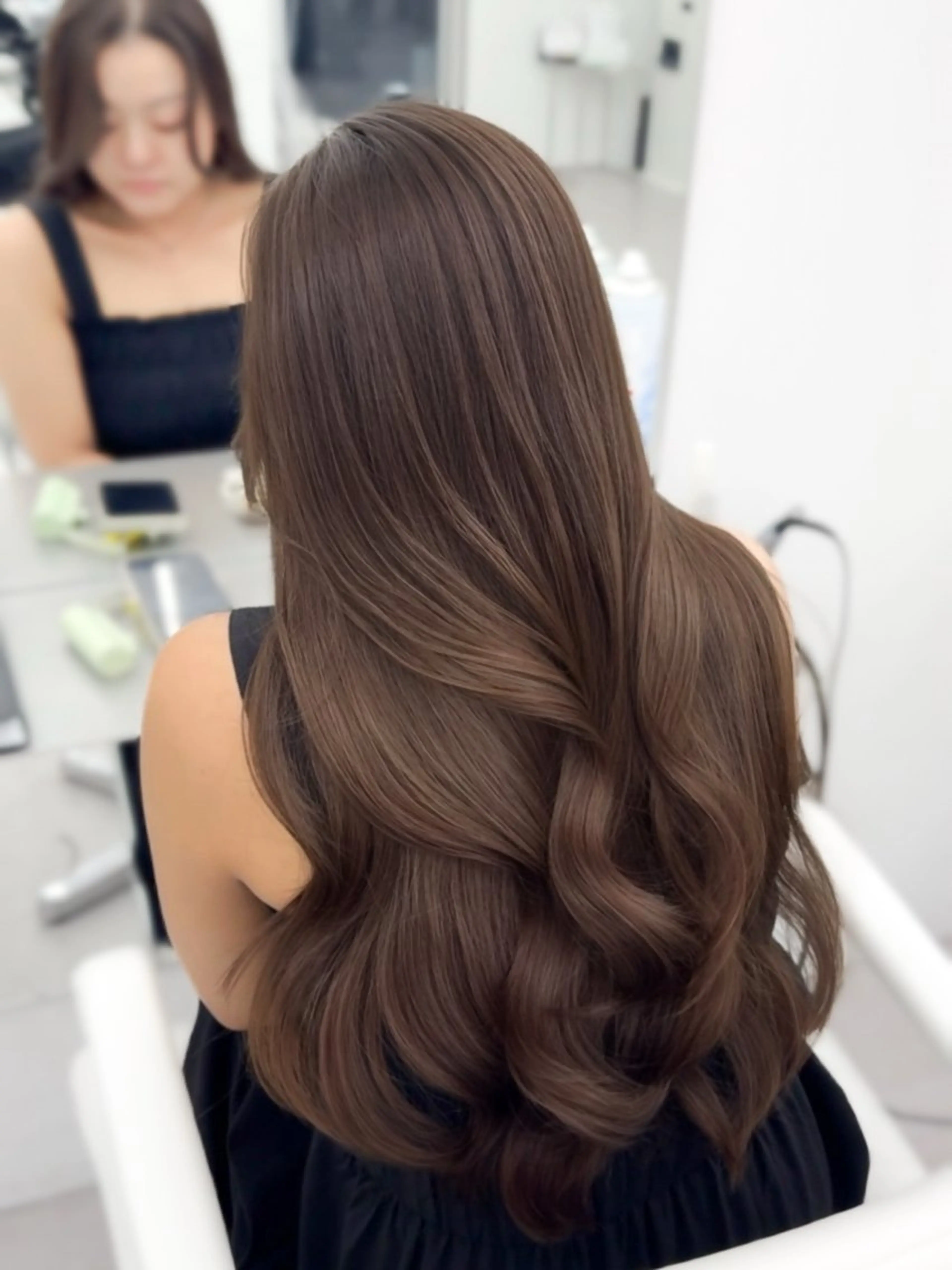 ミディアム カラー ヘアアレンジ カット ヘアカラー ヘアセット 最小顔周りカット/ くびれヘア/窪田洸希のヘアスタイル