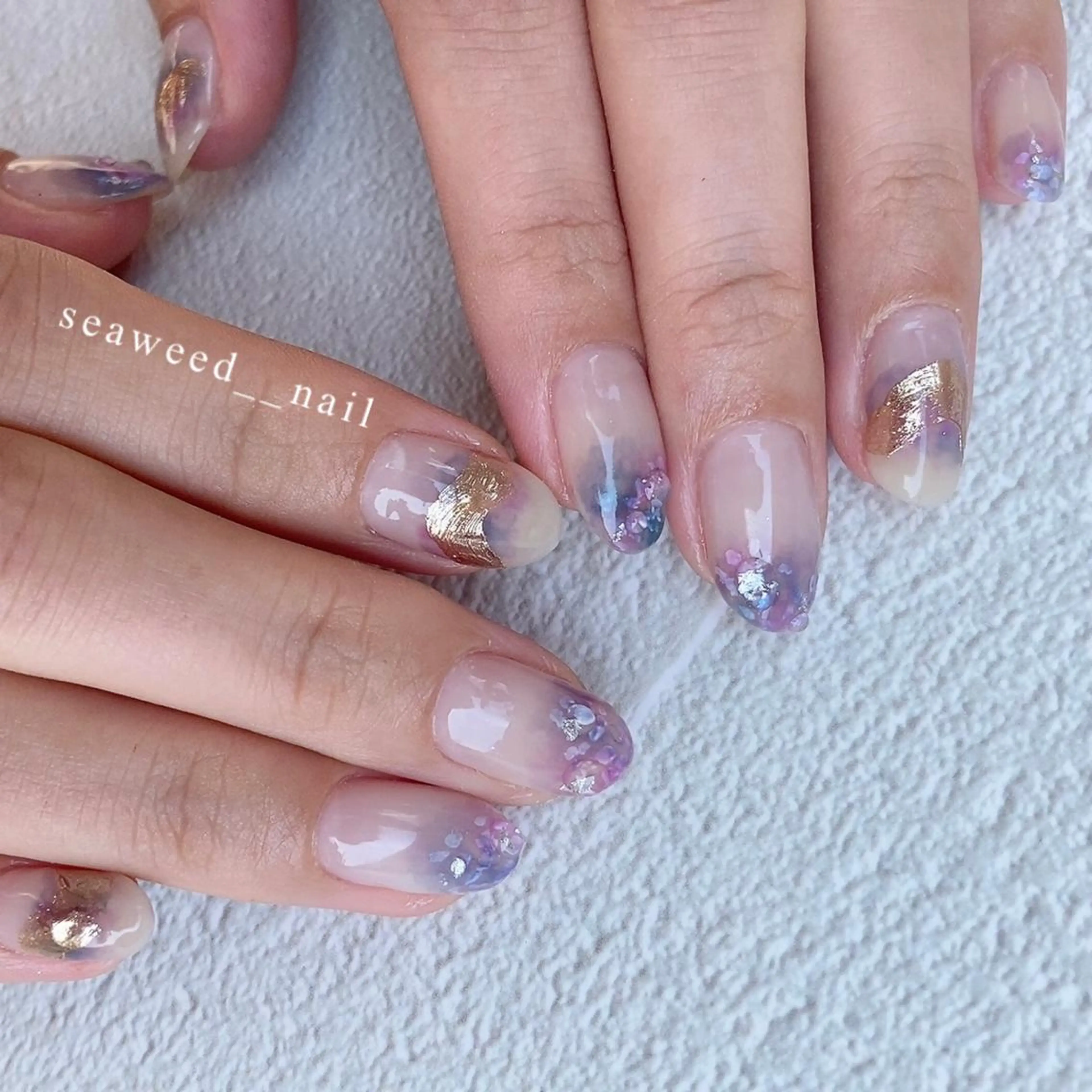 ネイル ハンドネイル seaweed nailのネイルデザイン
