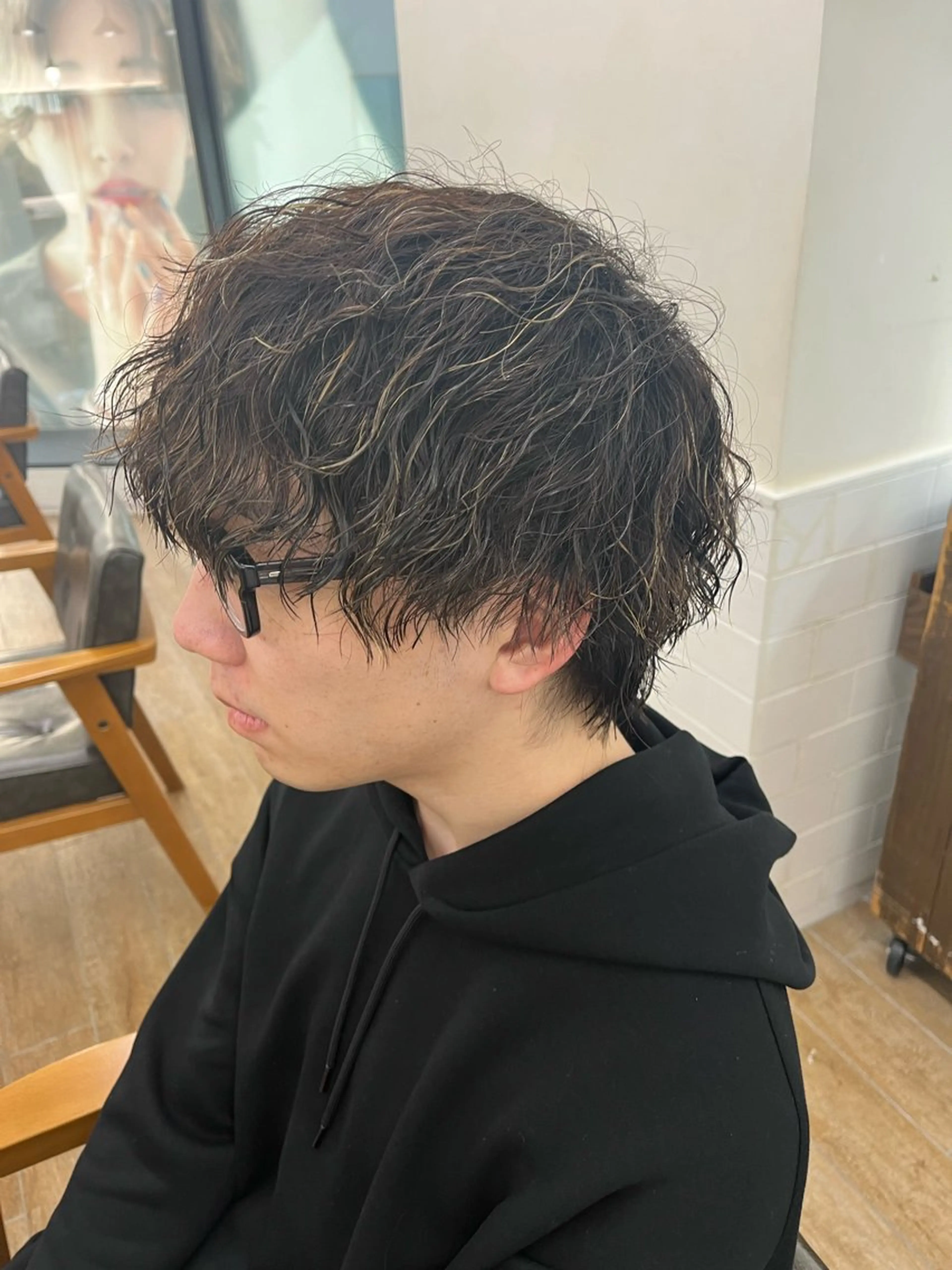 パーマ メンズ ✨メンズパーマ特化 アリサ✨のマツエク・マツパデザイン