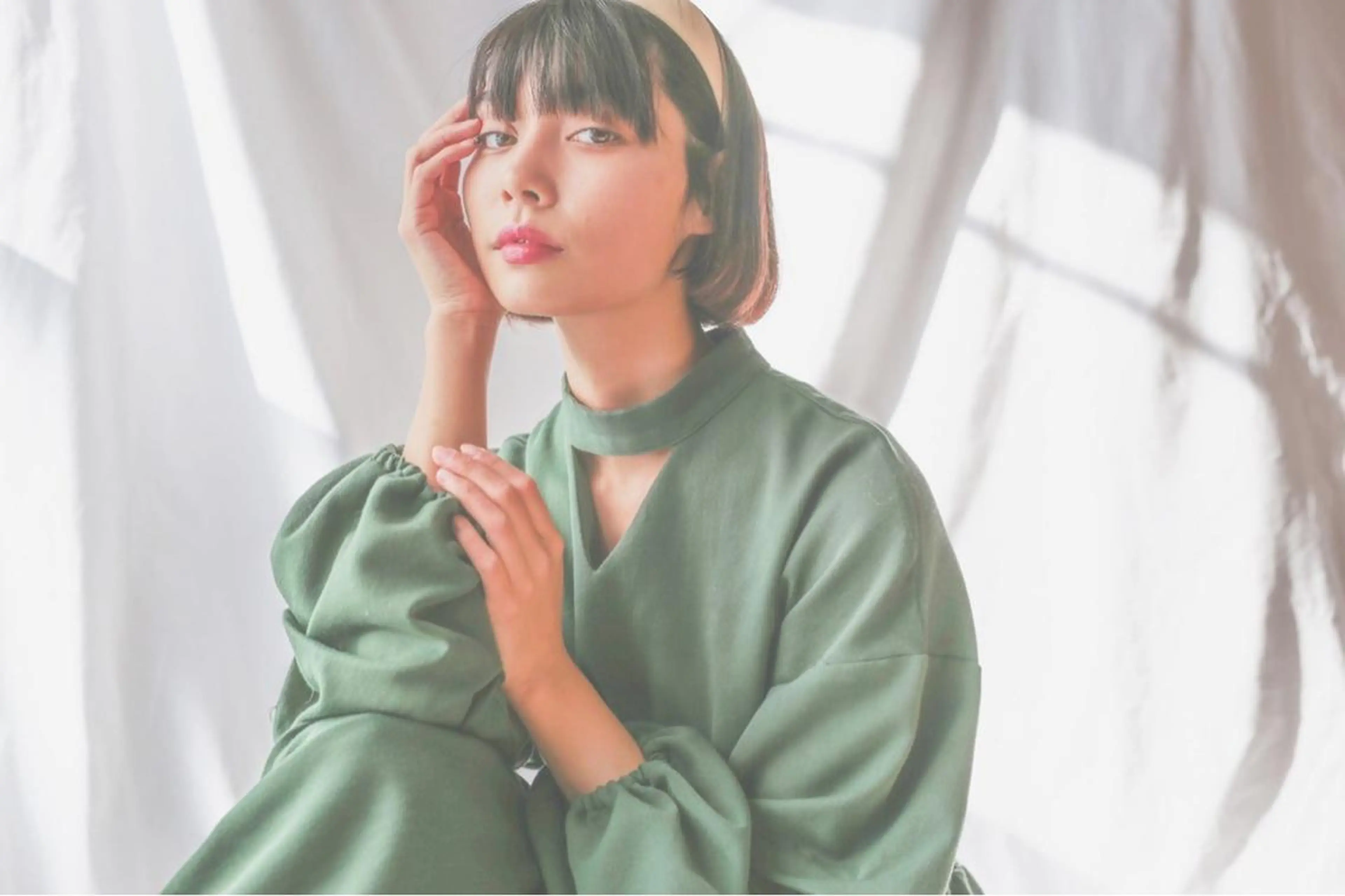 ショート ベージュ/透明感/ 桃子のヘアスタイル