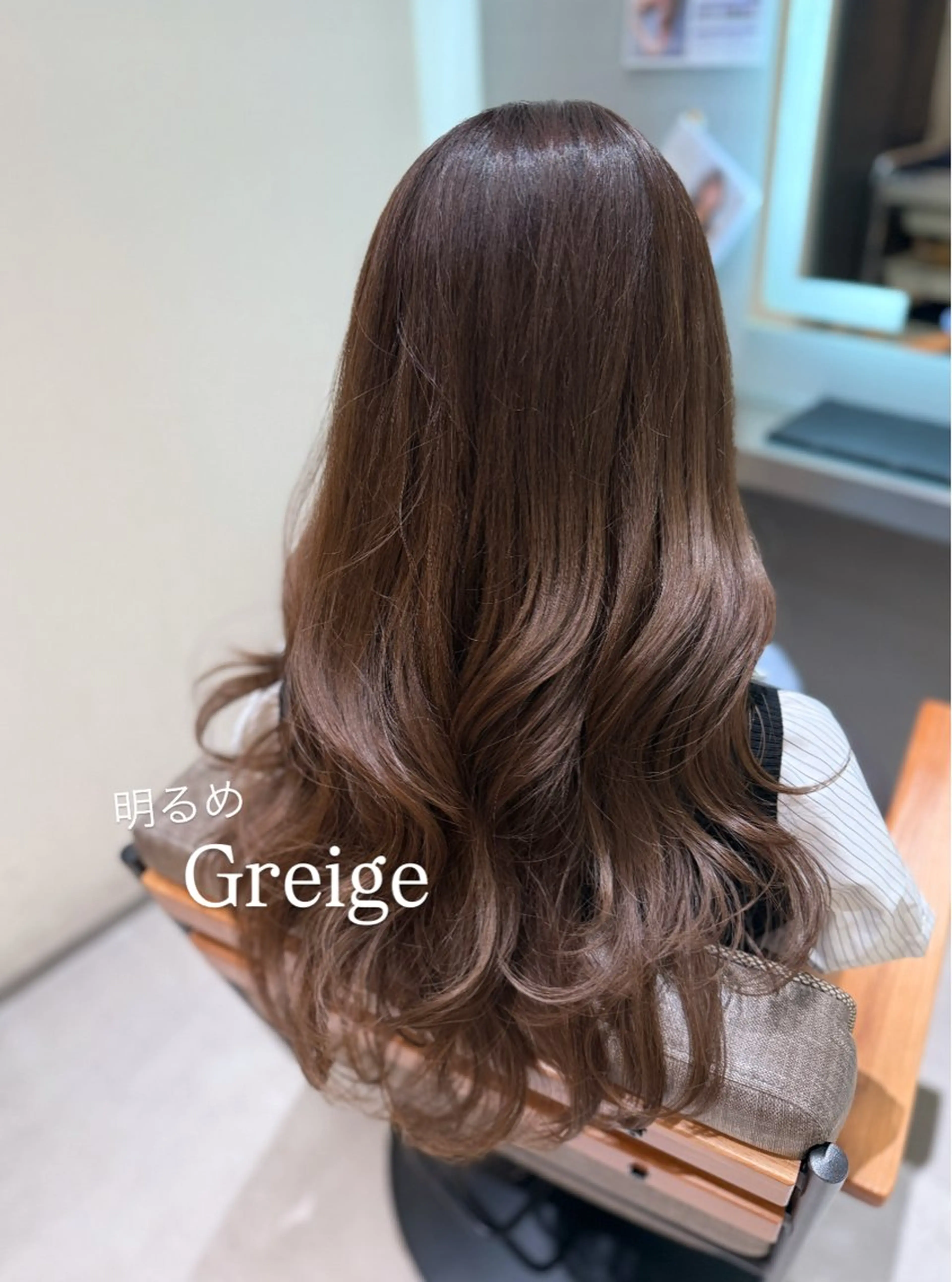 ロング カット ヘアカラー 顔まわり🎀ピンク 💖ゆうなのヘアスタイル