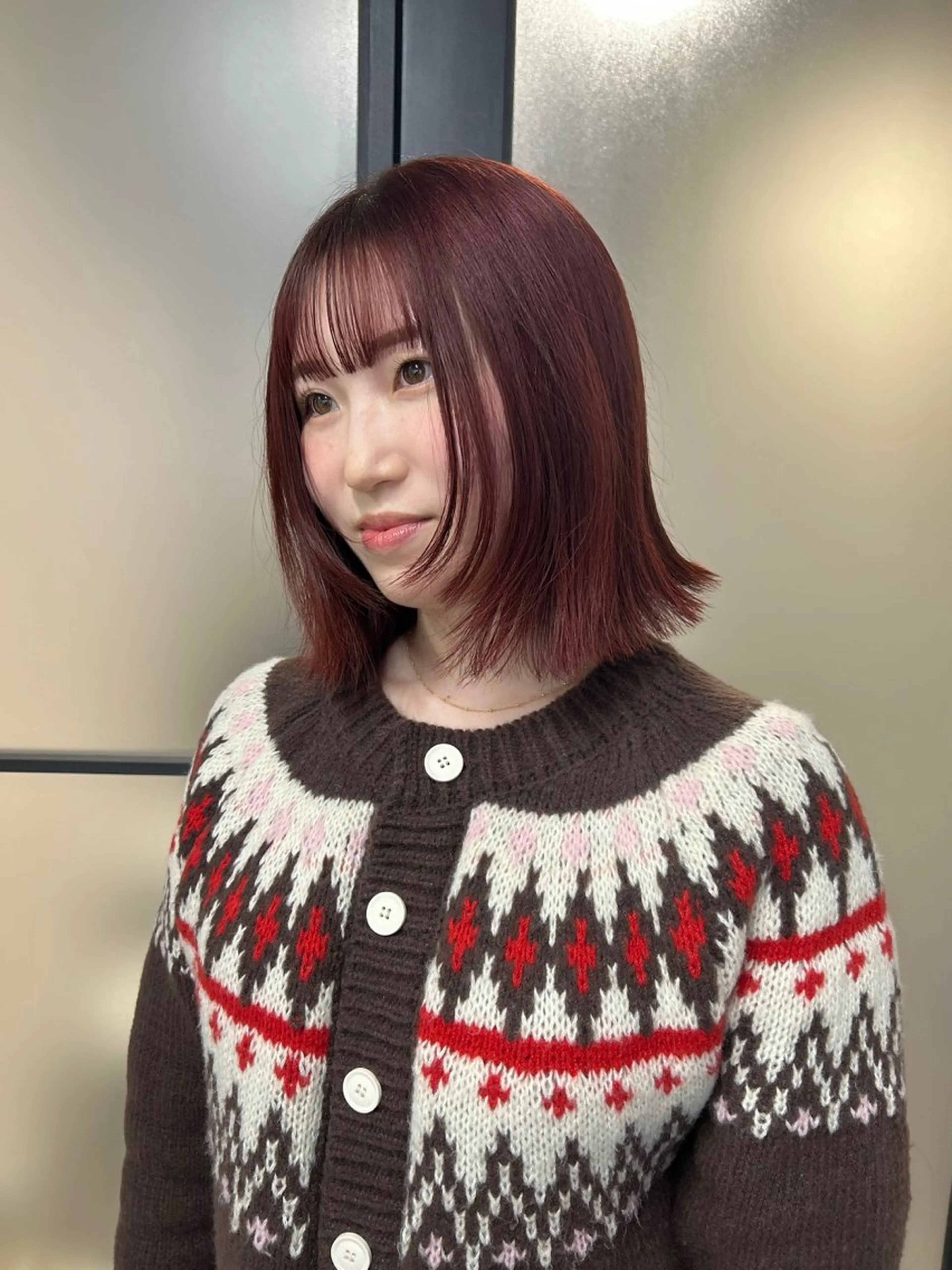 ミディアム カラー DOULAQ所属・AKO .のヘアスタイル