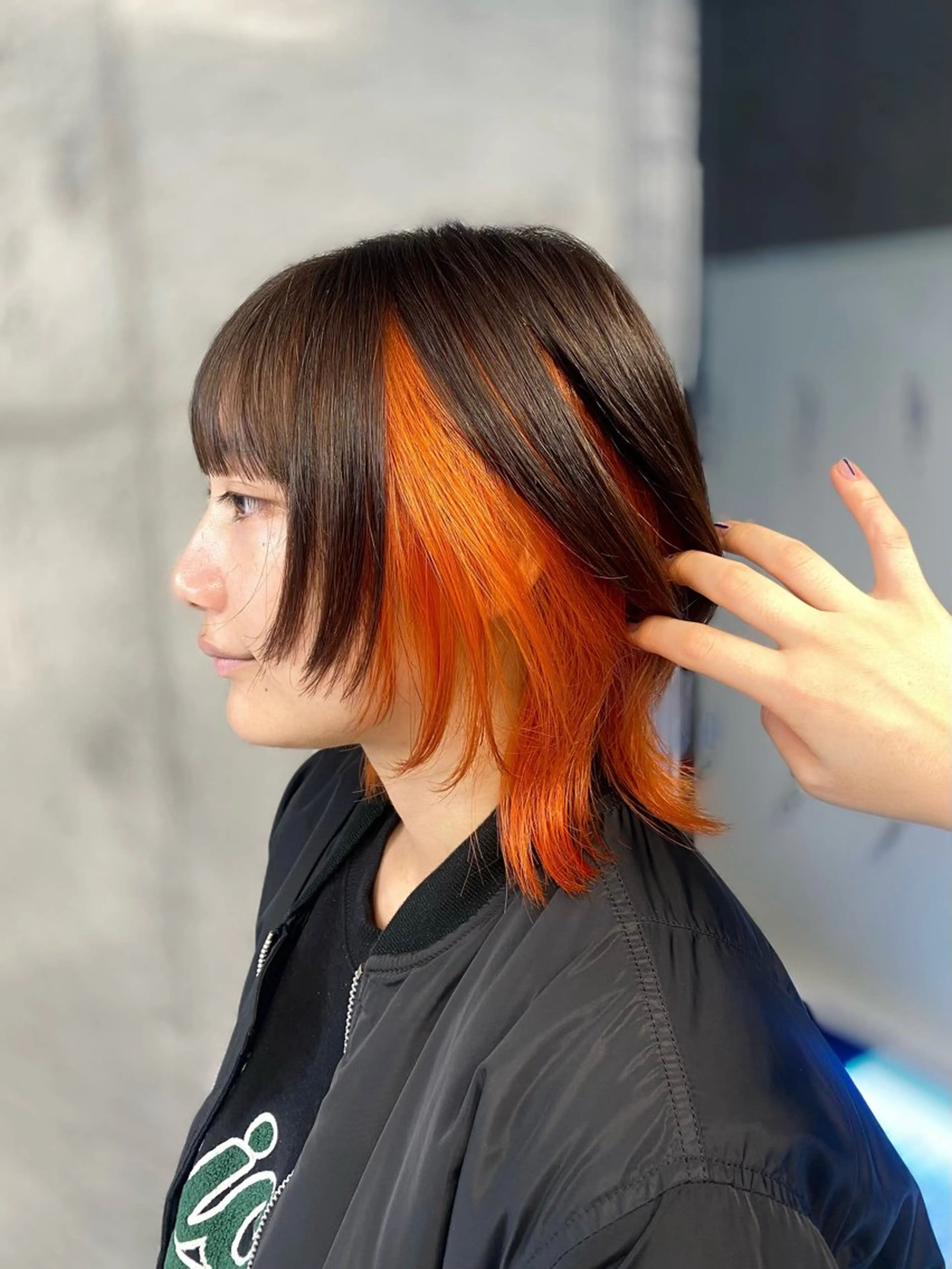 ミディアム カラー デザインカラー🕊️ イオのヘアスタイル