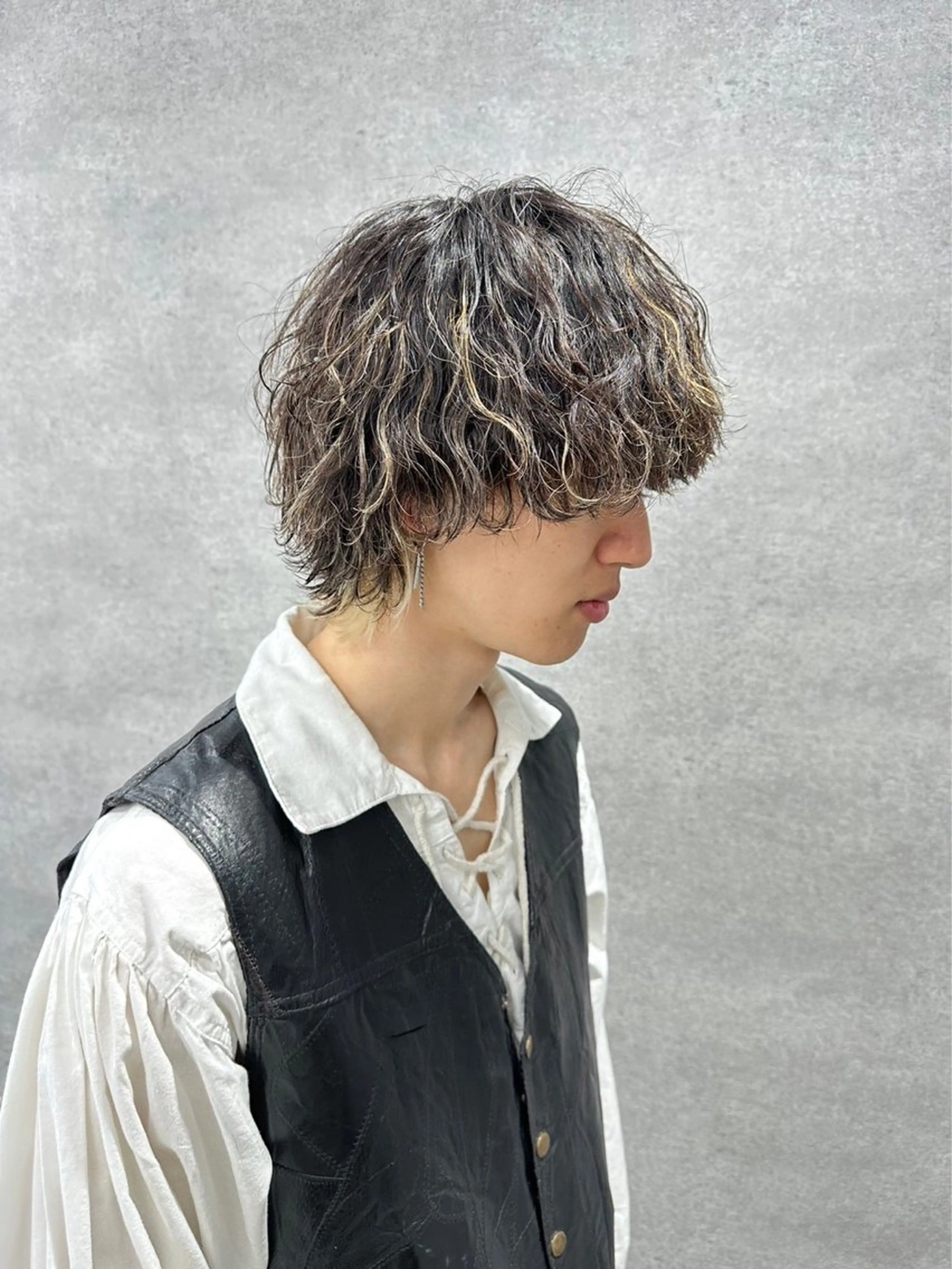 カラー パーマ メンズ カット ヘアカラー パーマ トリートメント ヘッドスパ ヘアセット イケメン製造機 🔥上原沙羅🔥のヘアスタイル
