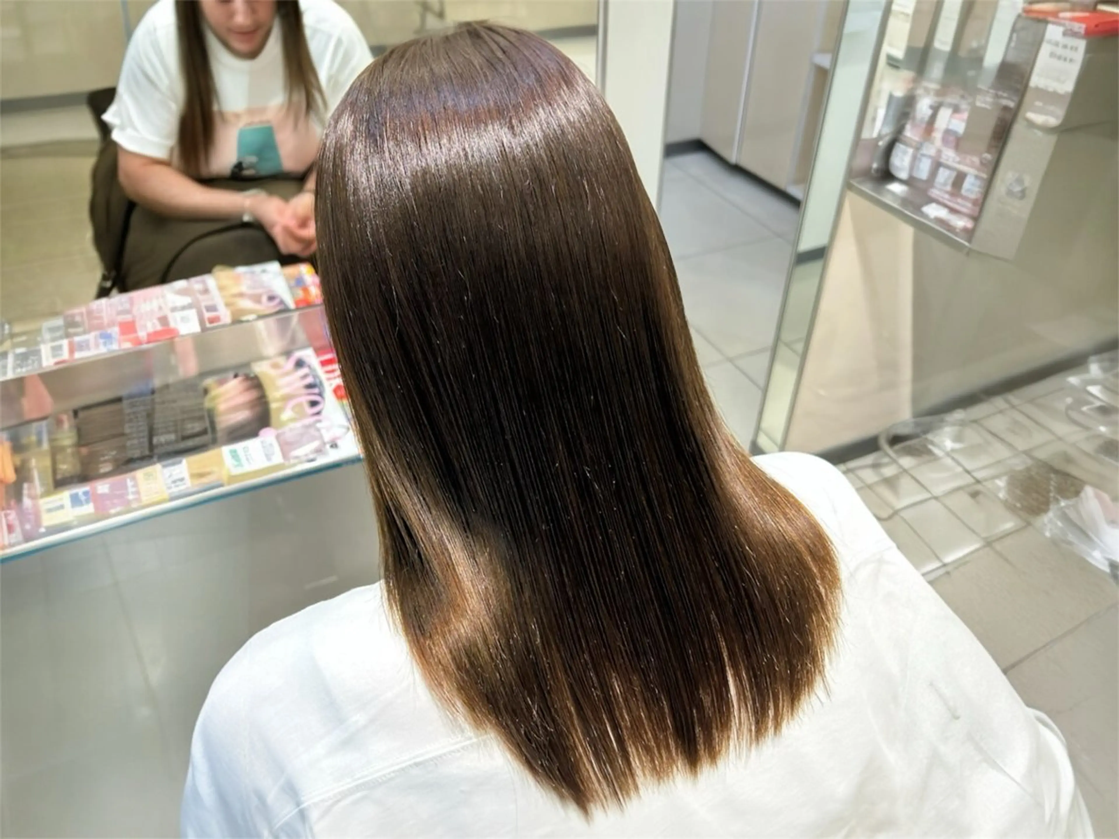 カラー 透明感カラー オリーブカラー ヘアカラー トリートメント 久保山 ことのヘアスタイル